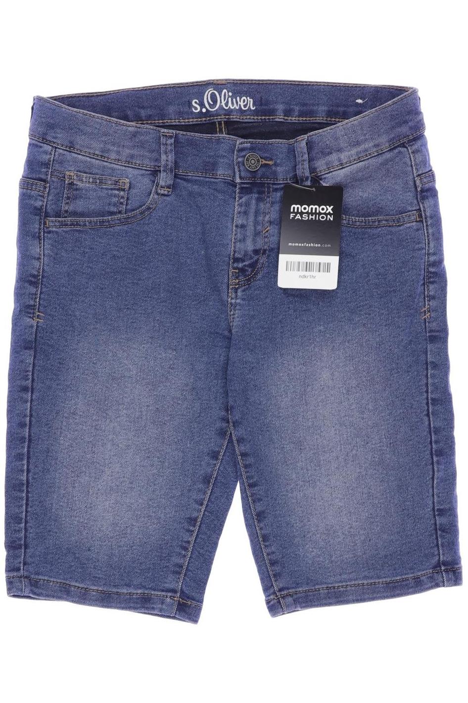 

s.Oliver Damen Shorts, blau, Gr. 140