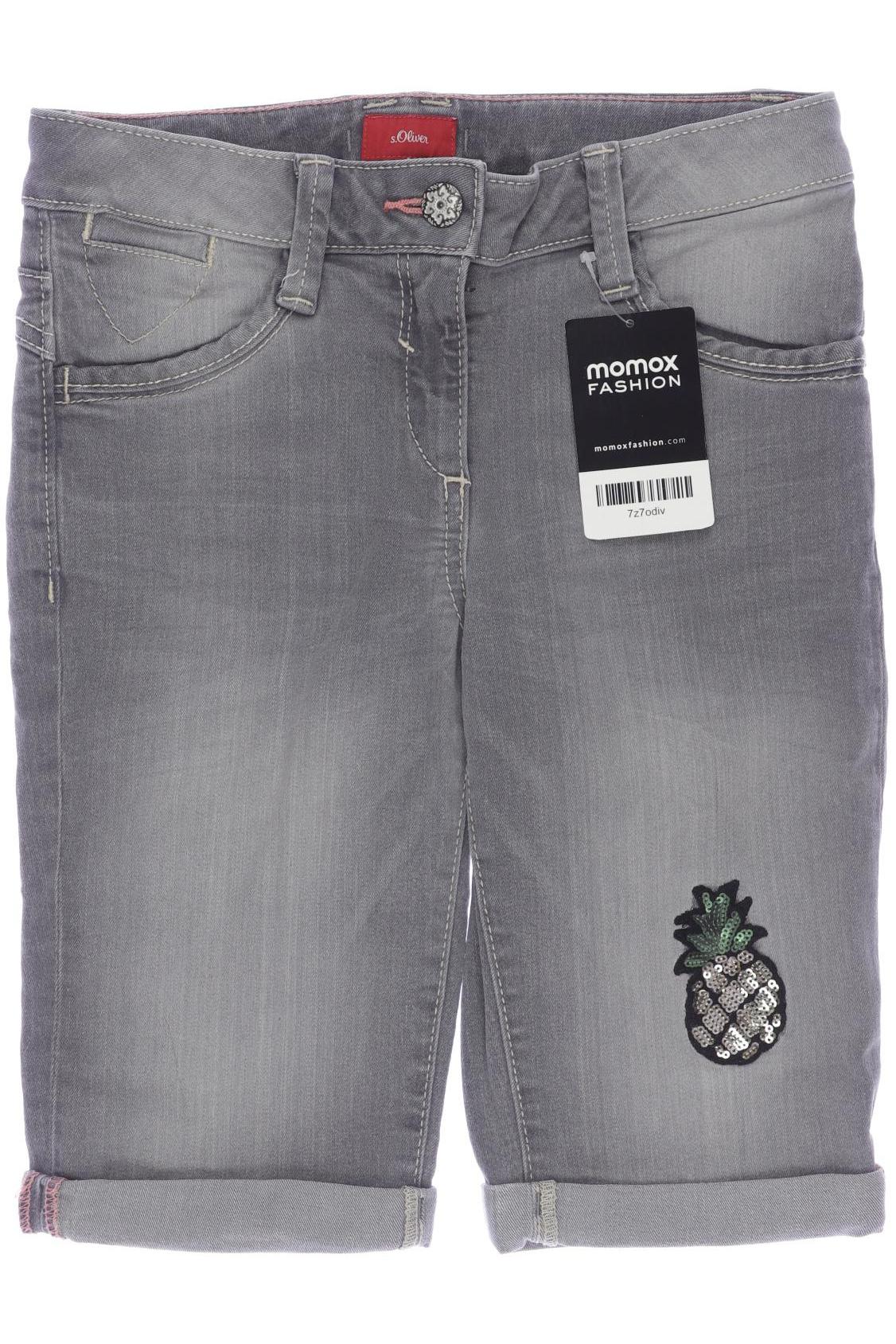 

s.Oliver Mädchen Shorts, grau, Gr. 158