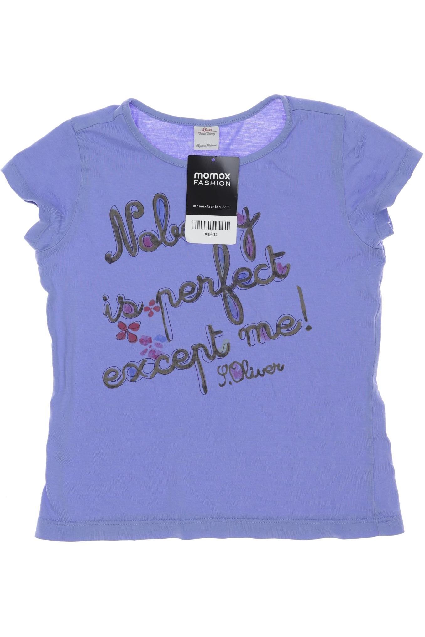 

s.Oliver Damen T-Shirt, blau, Gr. 116