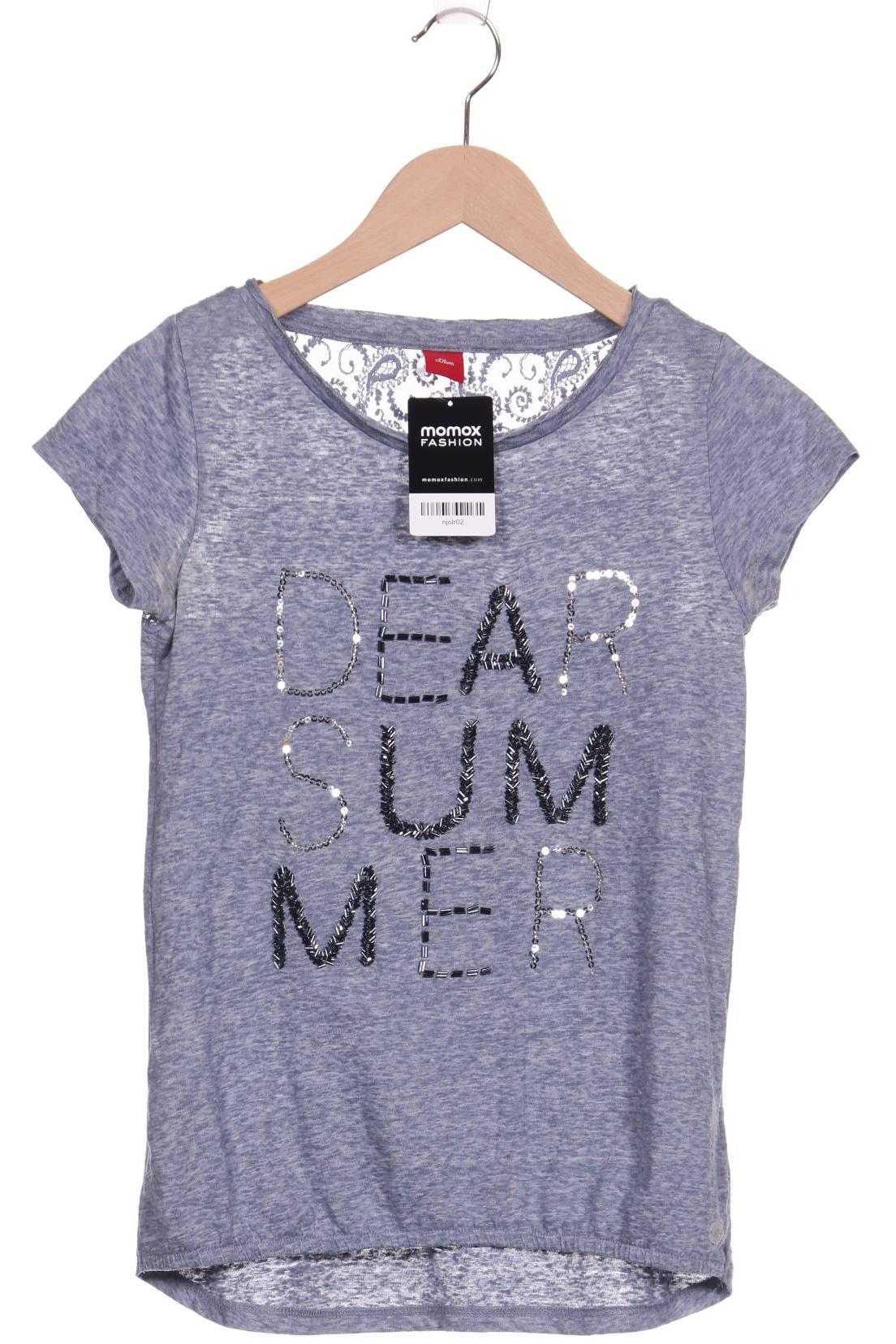

s.Oliver Mädchen T-Shirt, marineblau