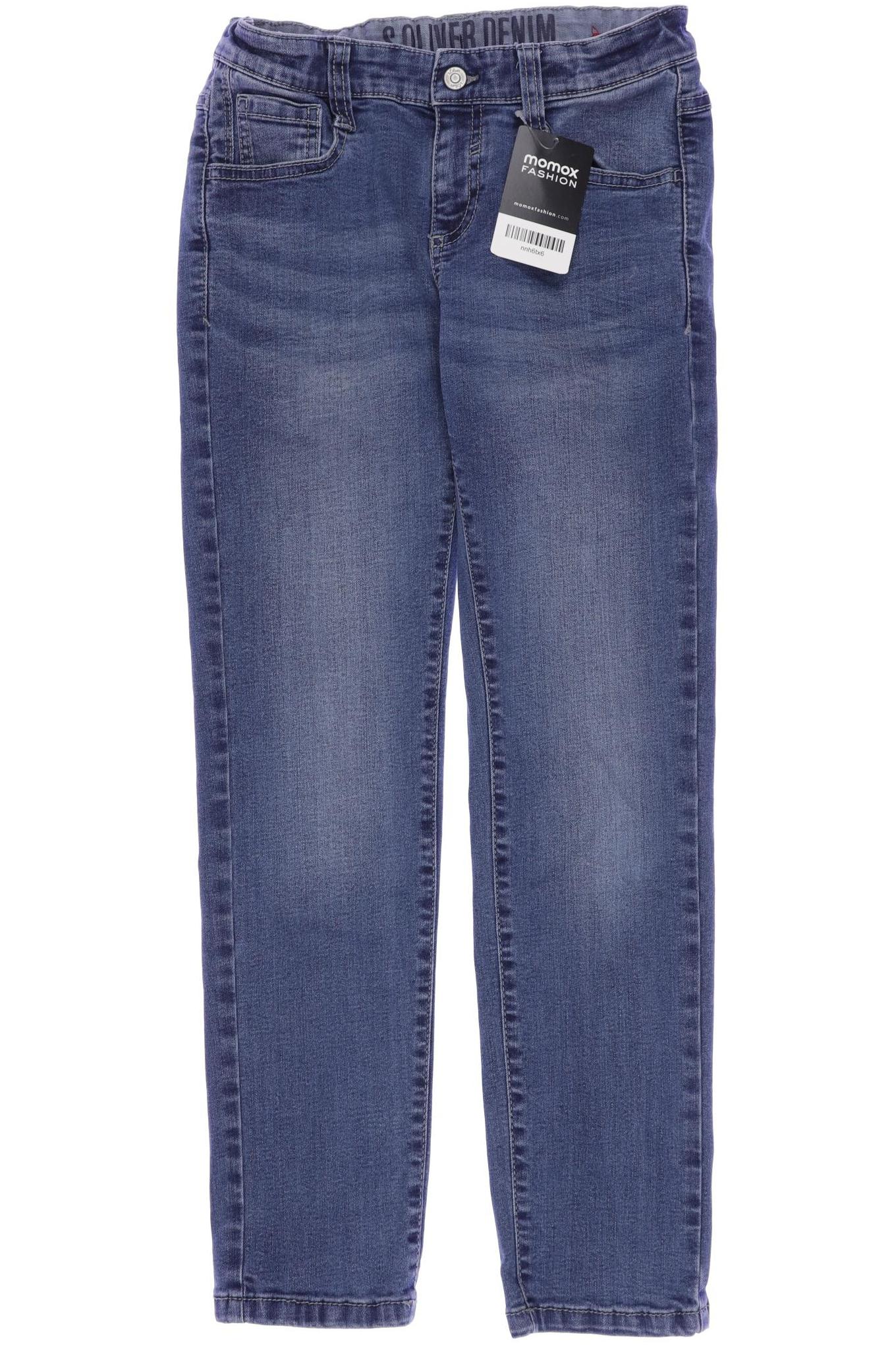 

s.Oliver Damen Jeans, blau, Gr. 140