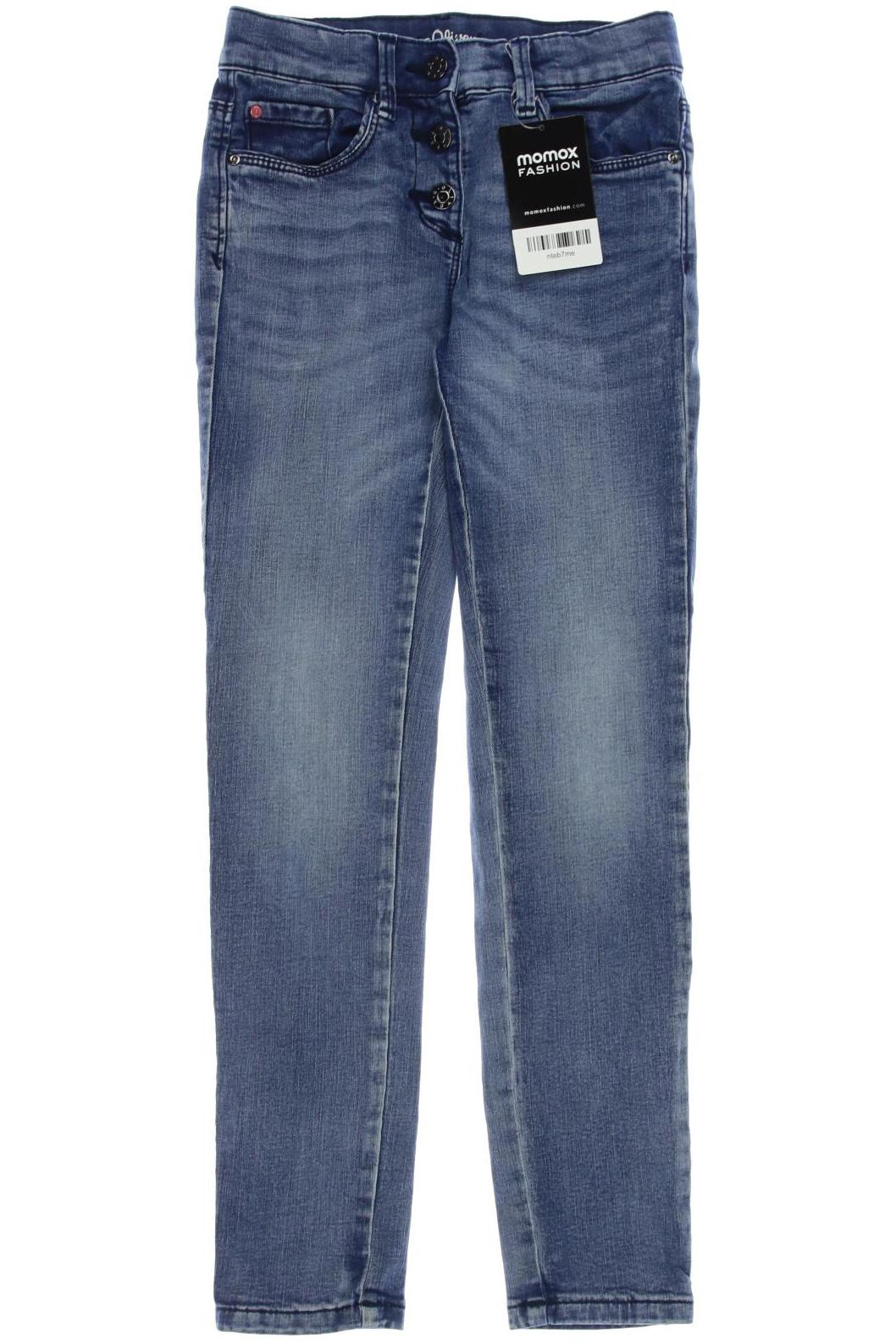 

s.Oliver Damen Jeans, blau, Gr. 140