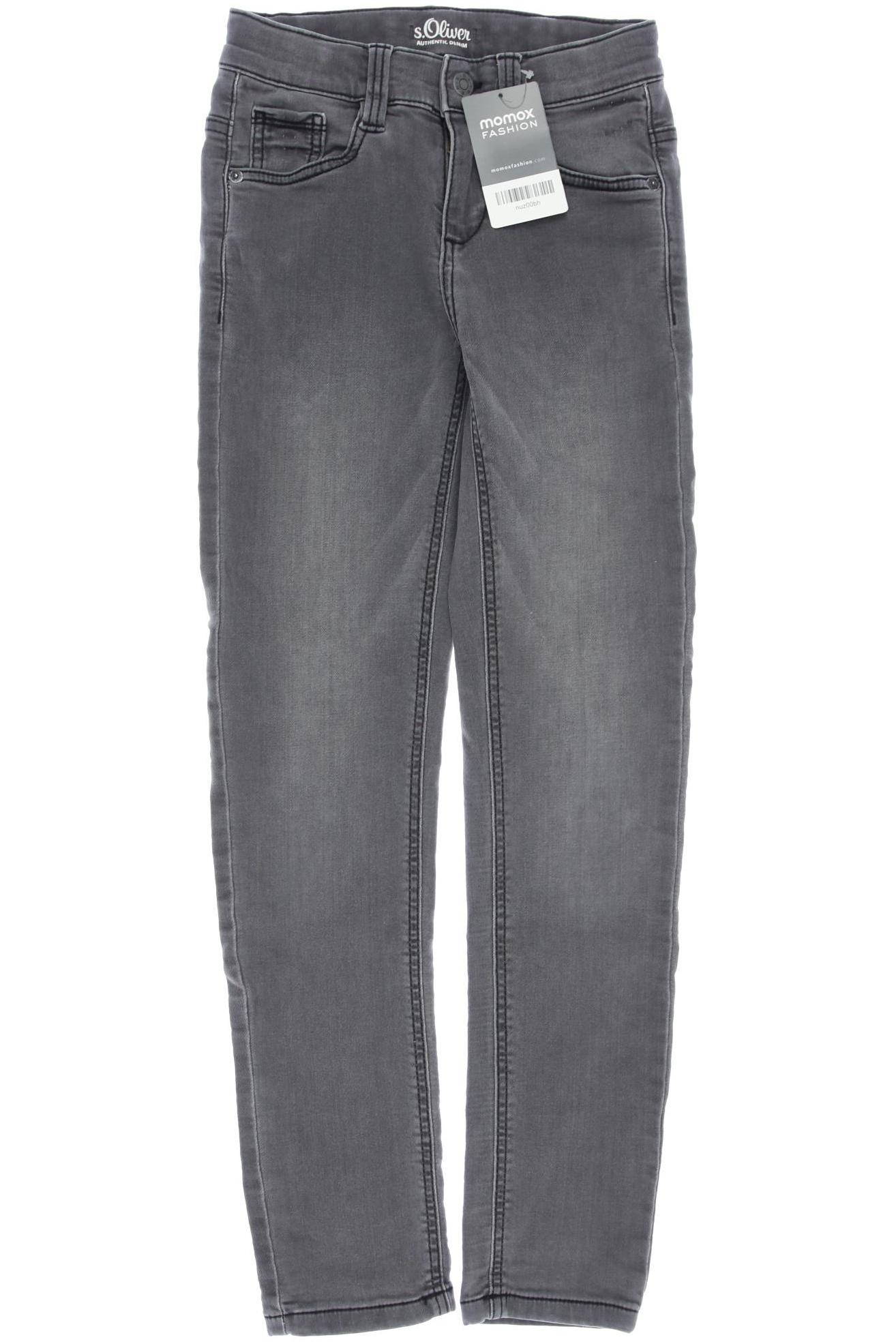 

s.Oliver Damen Jeans, grau, Gr. 140