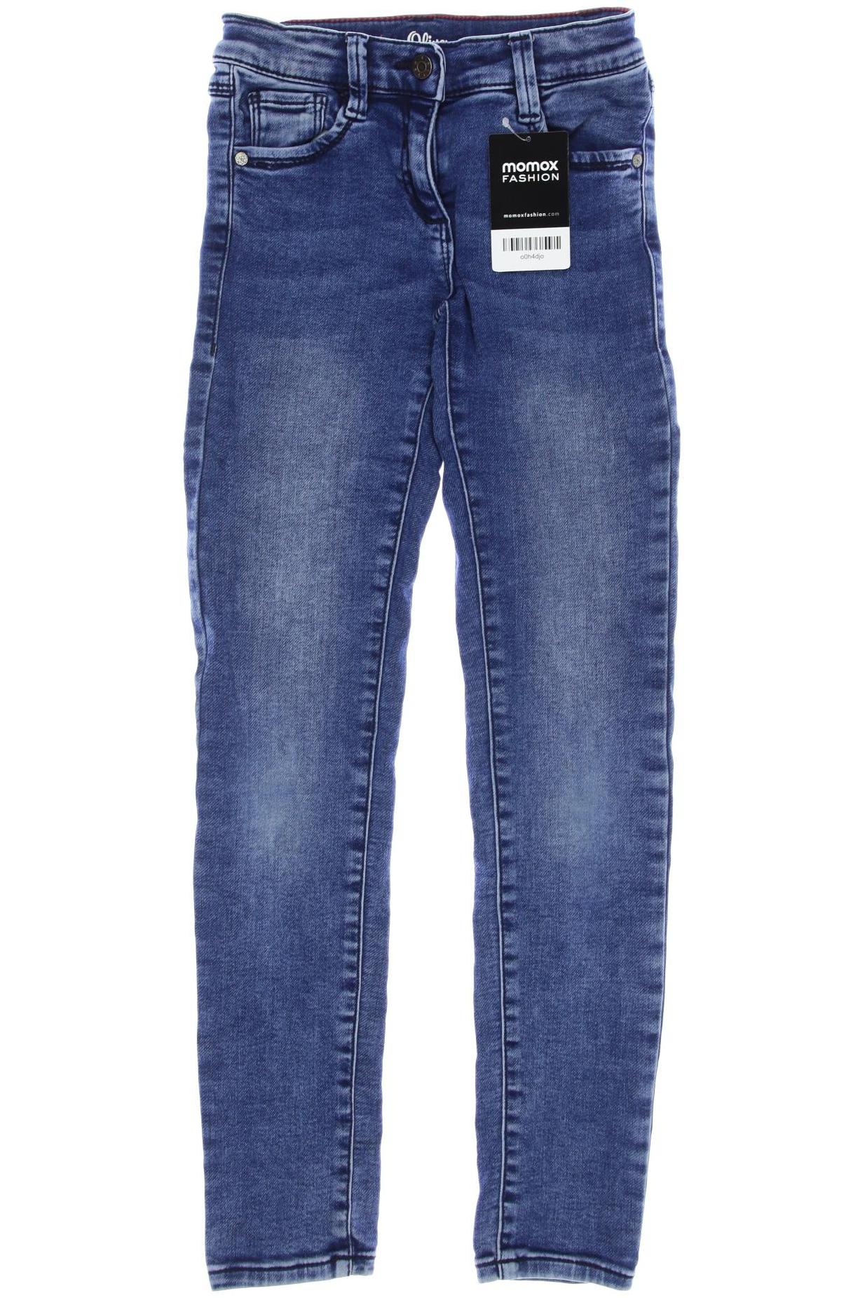 

s.Oliver Damen Jeans, blau, Gr. 140