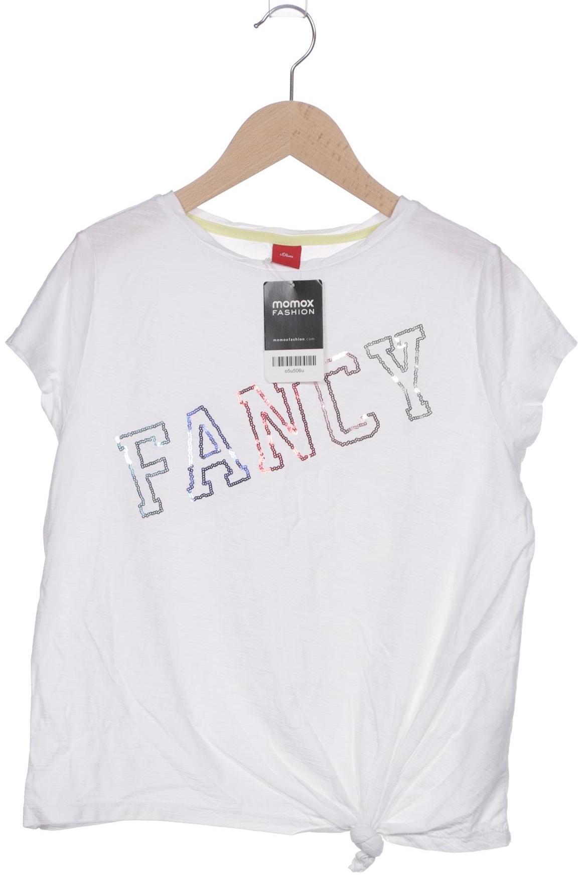 

s.Oliver Damen T-Shirt, weiß, Gr. 152