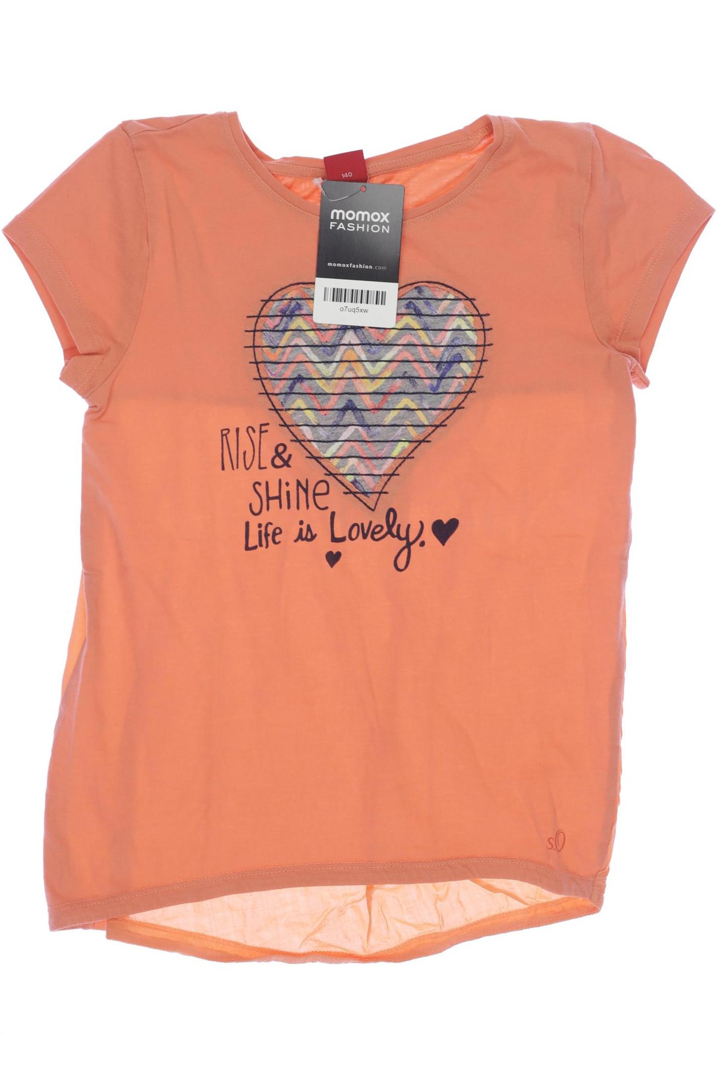 

s.Oliver Mädchen T-Shirt, orange