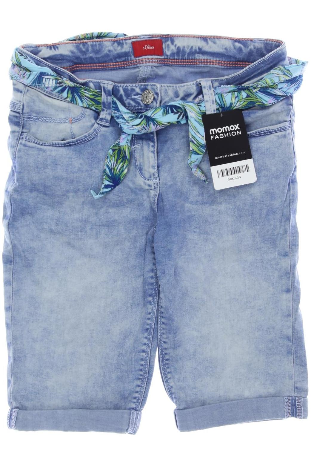 

s.Oliver Damen Shorts, blau, Gr. 158