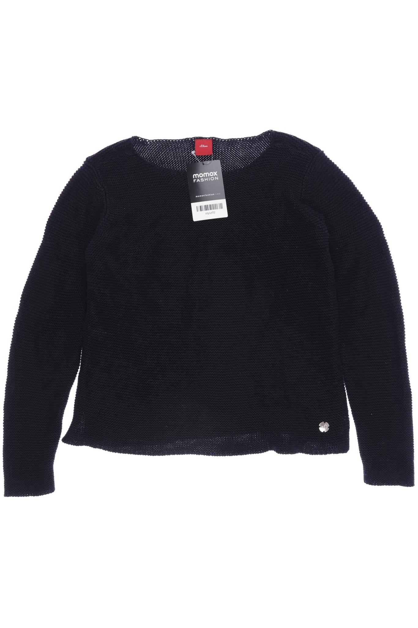 

s.Oliver Damen Pullover, schwarz, Gr. 140