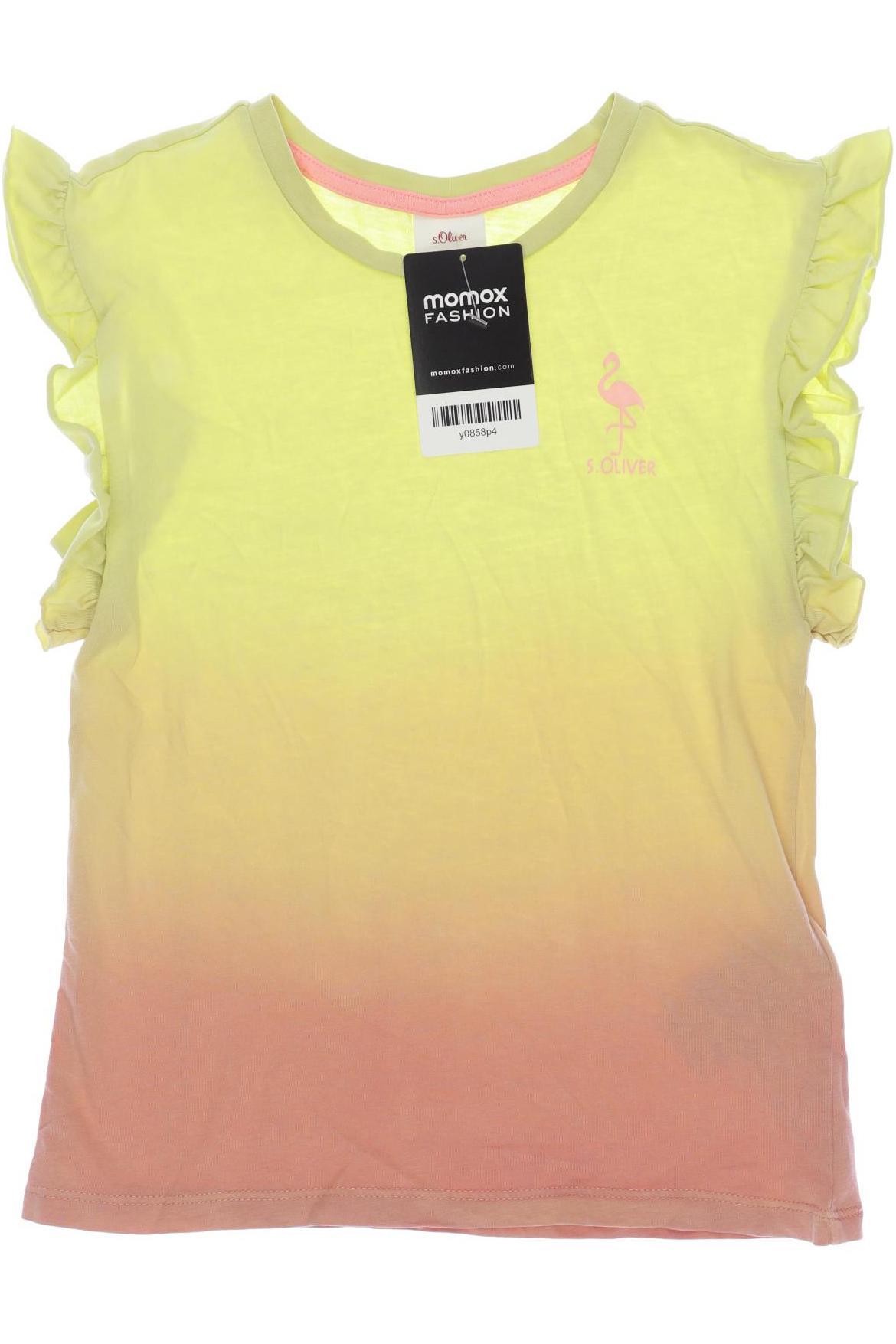 

s.Oliver Damen T-Shirt, gelb, Gr. 116