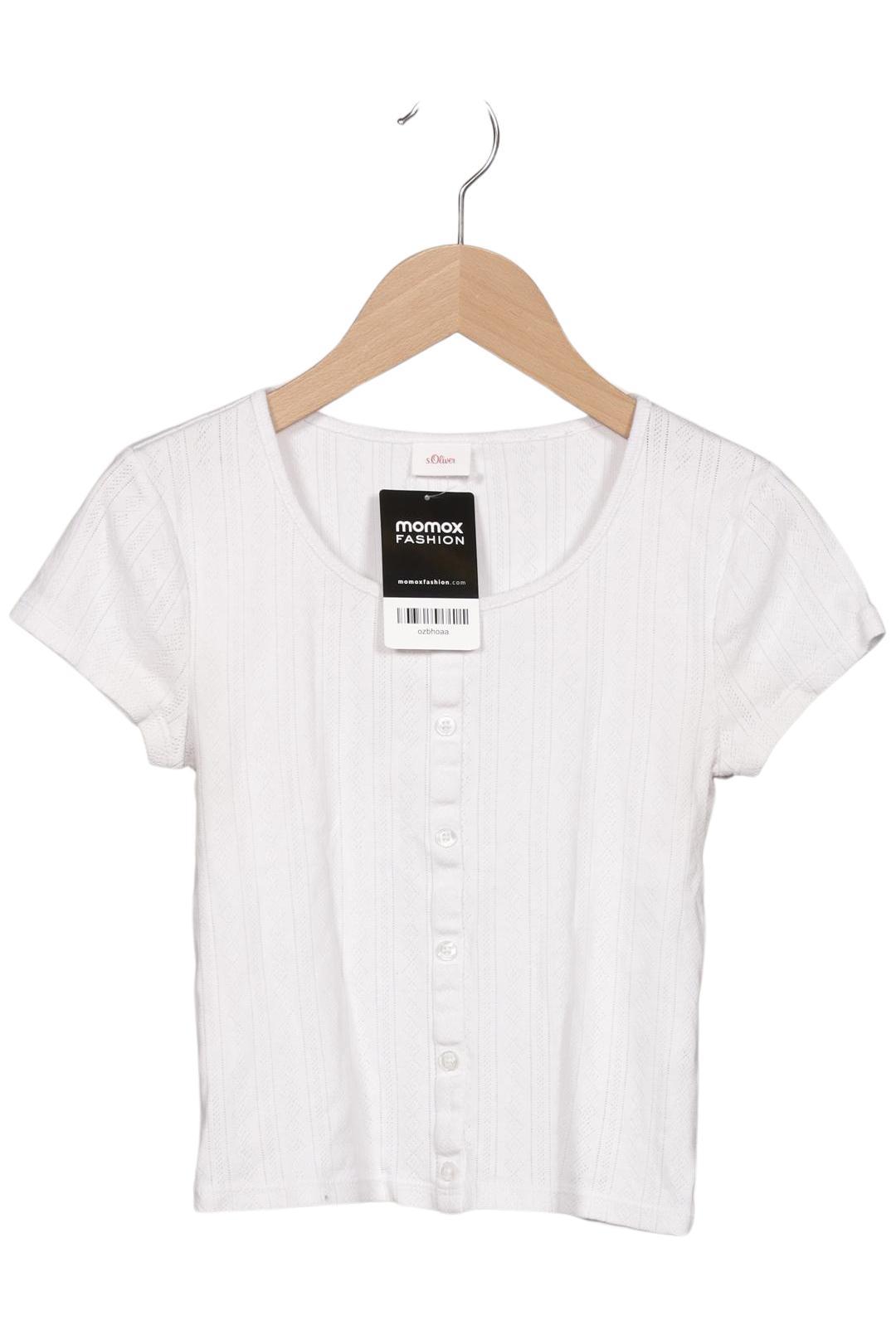 

s.Oliver Damen T-Shirt, weiß, Gr. 152