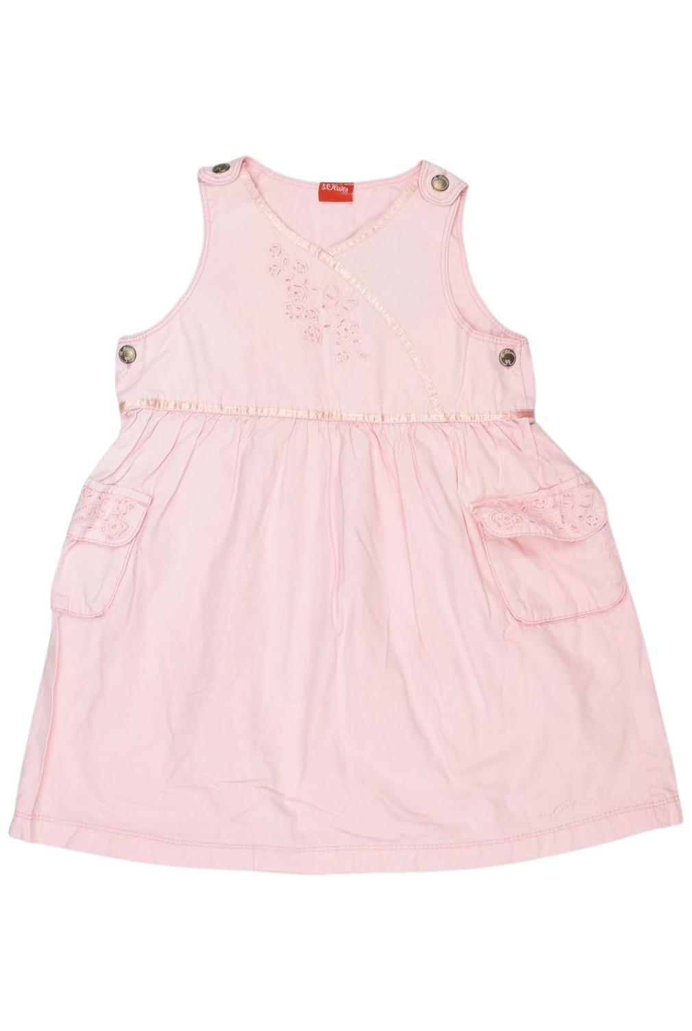 

s.Oliver Mädchen Kleid, pink, Gr. 86