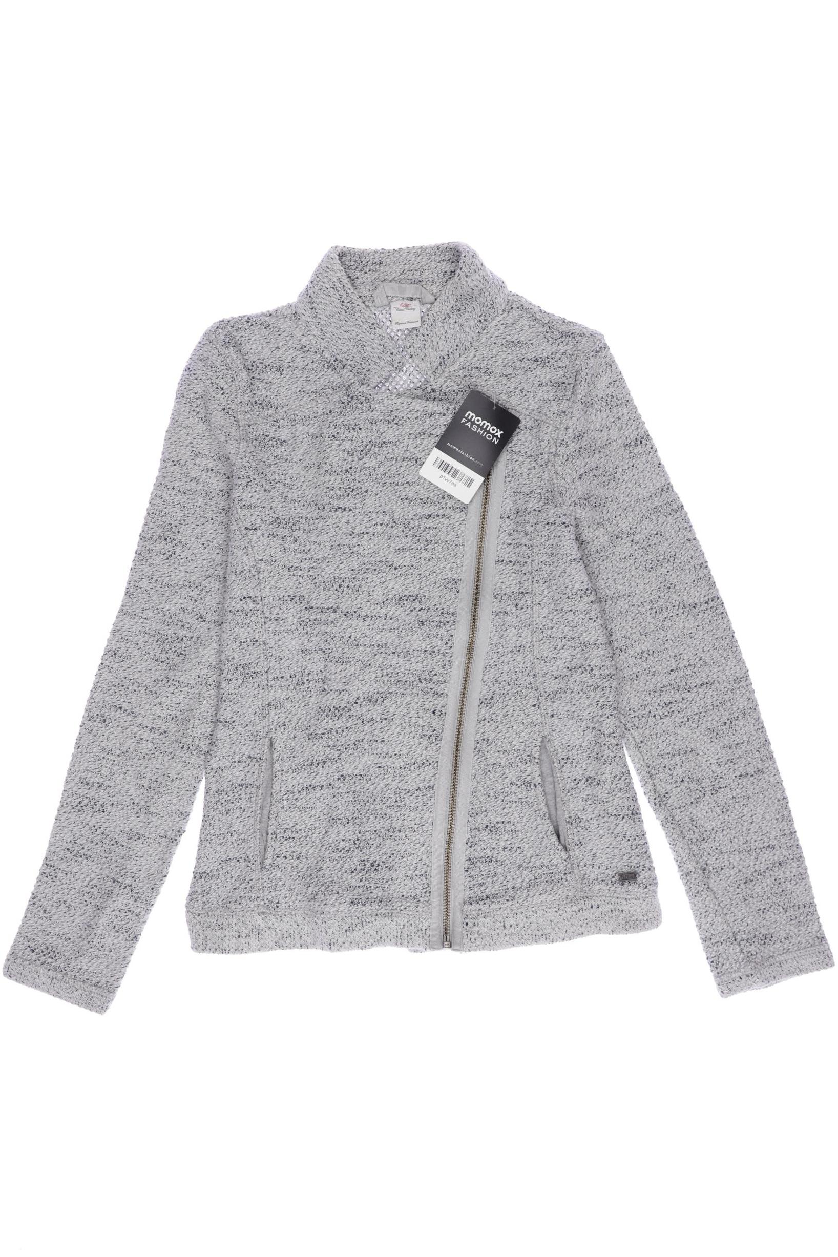 

s.Oliver Damen Strickjacke, grau, Gr. 164