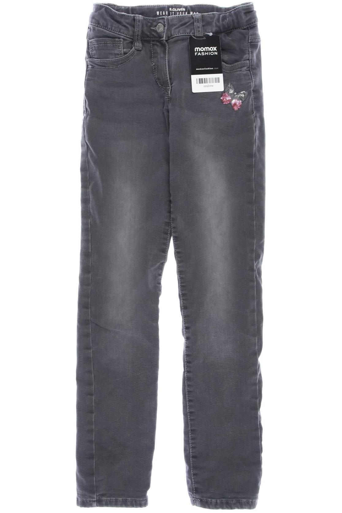 

s.Oliver Damen Jeans, grau, Gr. 140