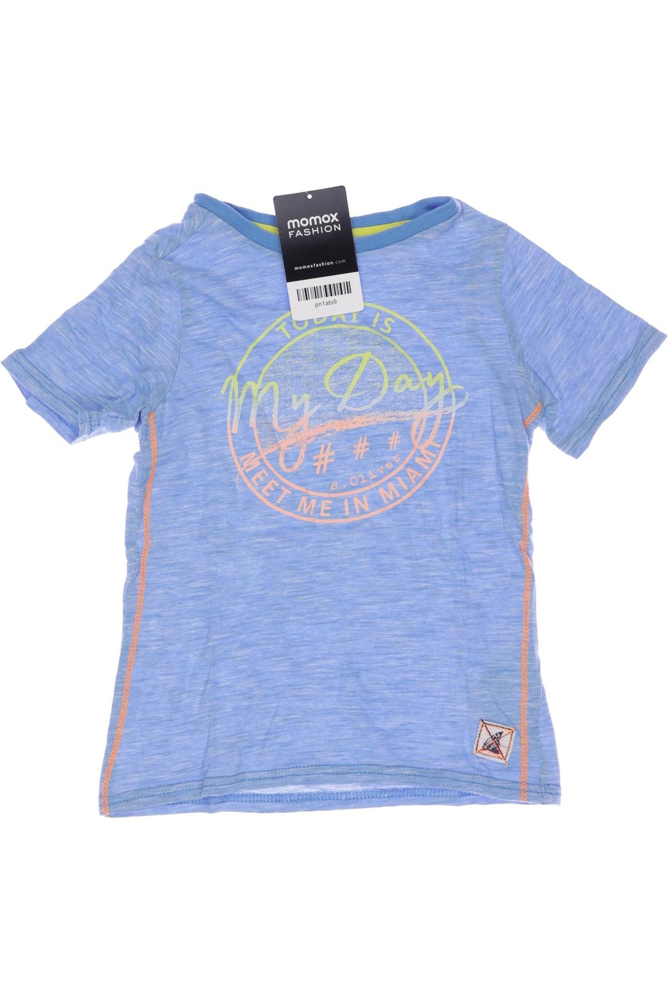 

s.Oliver Damen T-Shirt, blau, Gr. 116