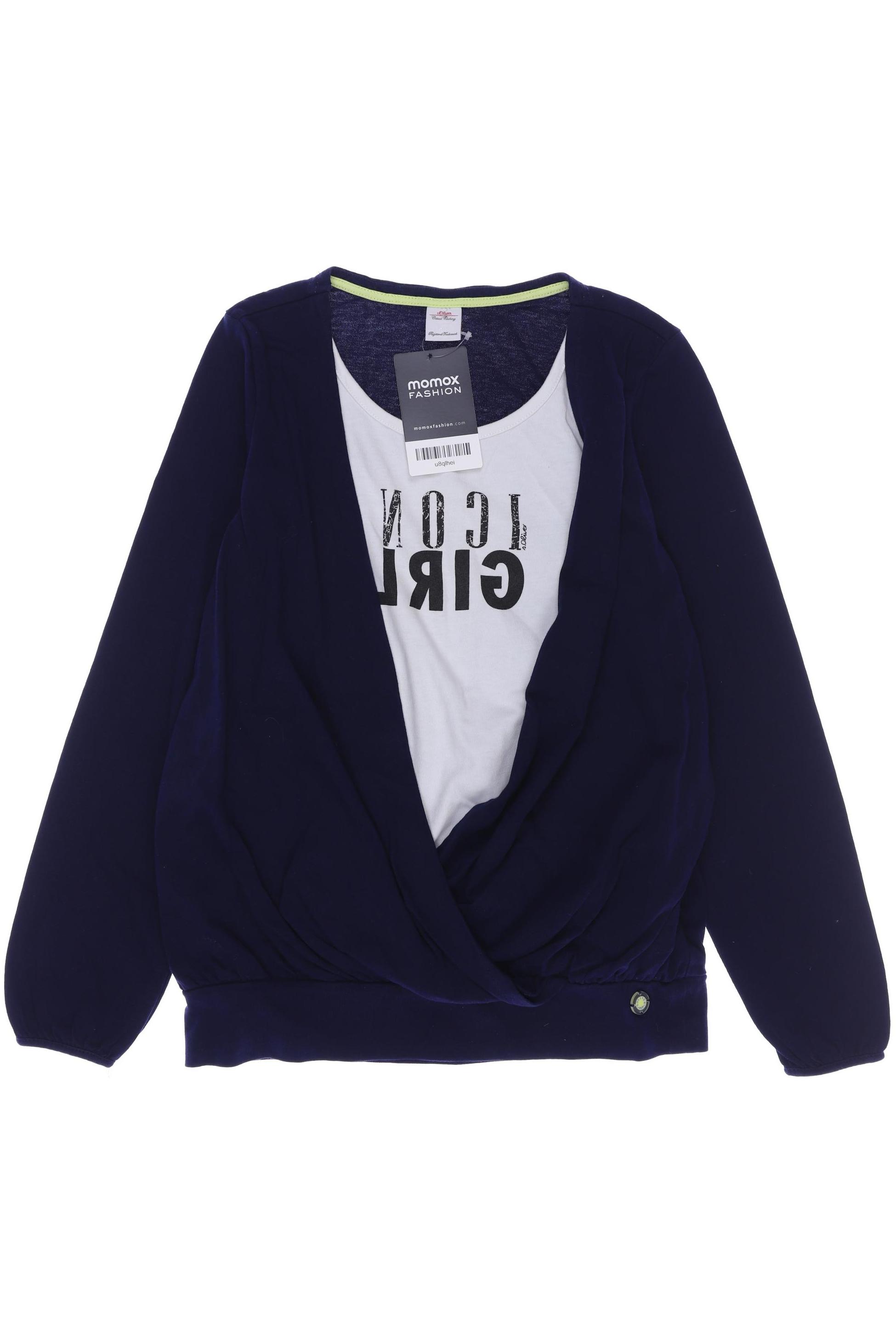 

s.Oliver Mädchen Langarmshirt, marineblau