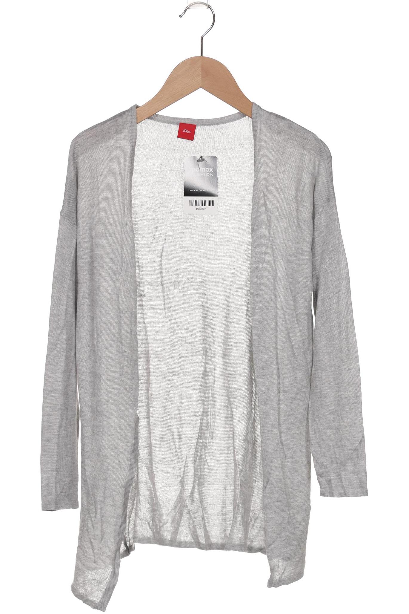 

s.Oliver Damen Strickjacke, grau, Gr. 152