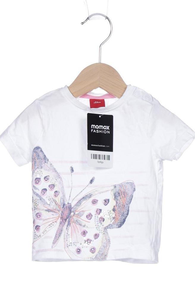 

s.Oliver Damen T-Shirt, weiß, Gr. 68