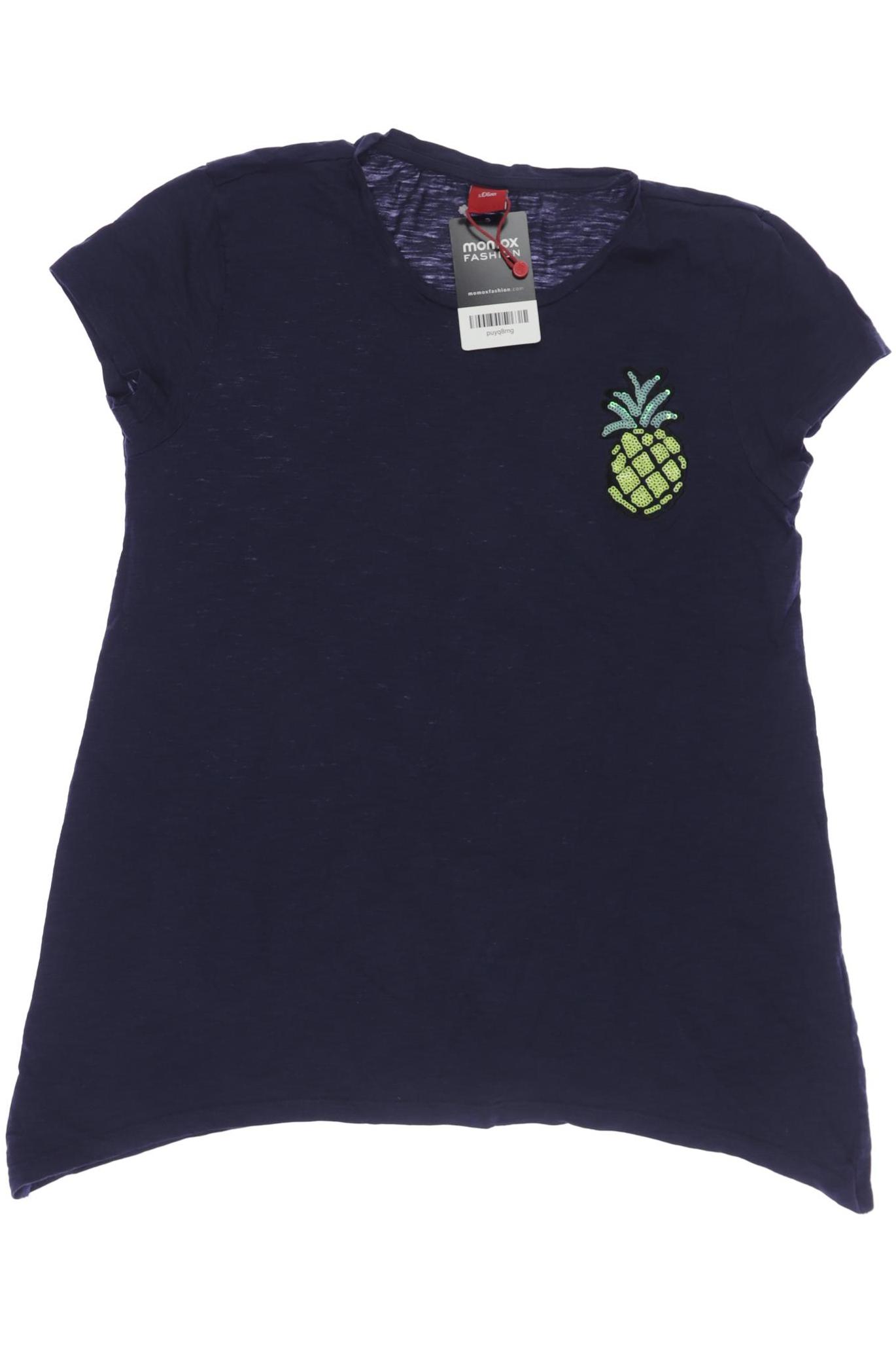

s.Oliver Mädchen T-Shirt, marineblau