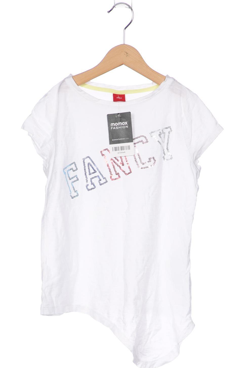 

s.Oliver Damen T-Shirt, weiß, Gr. 134