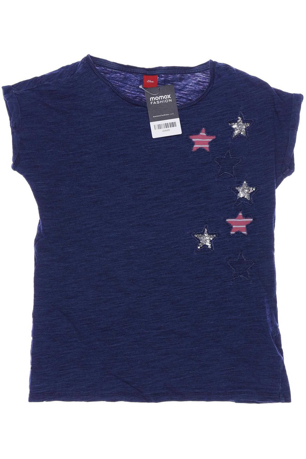 

s.Oliver Damen T-Shirt, marineblau, Gr. 152