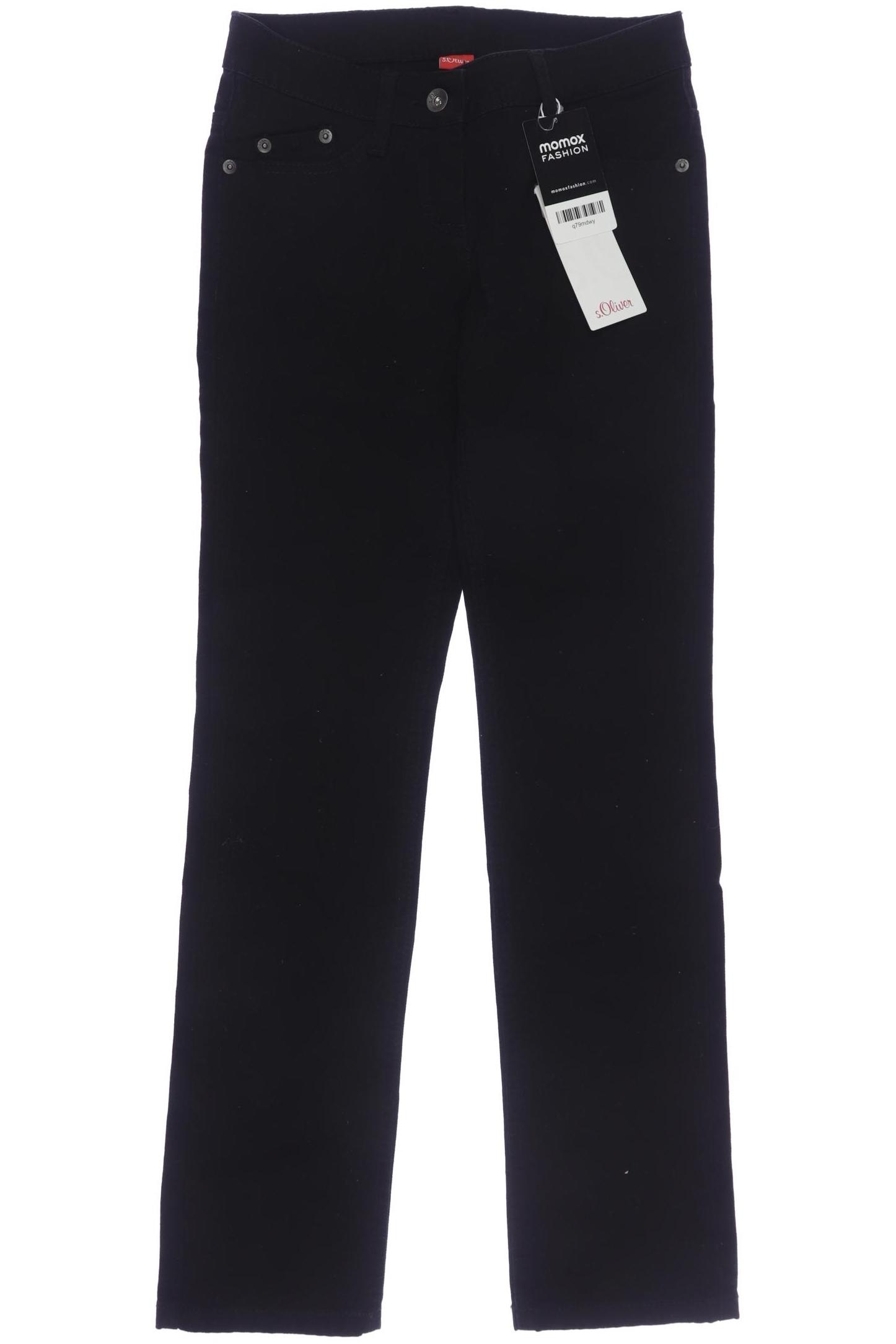 

s.Oliver Damen Jeans, schwarz, Gr. 152