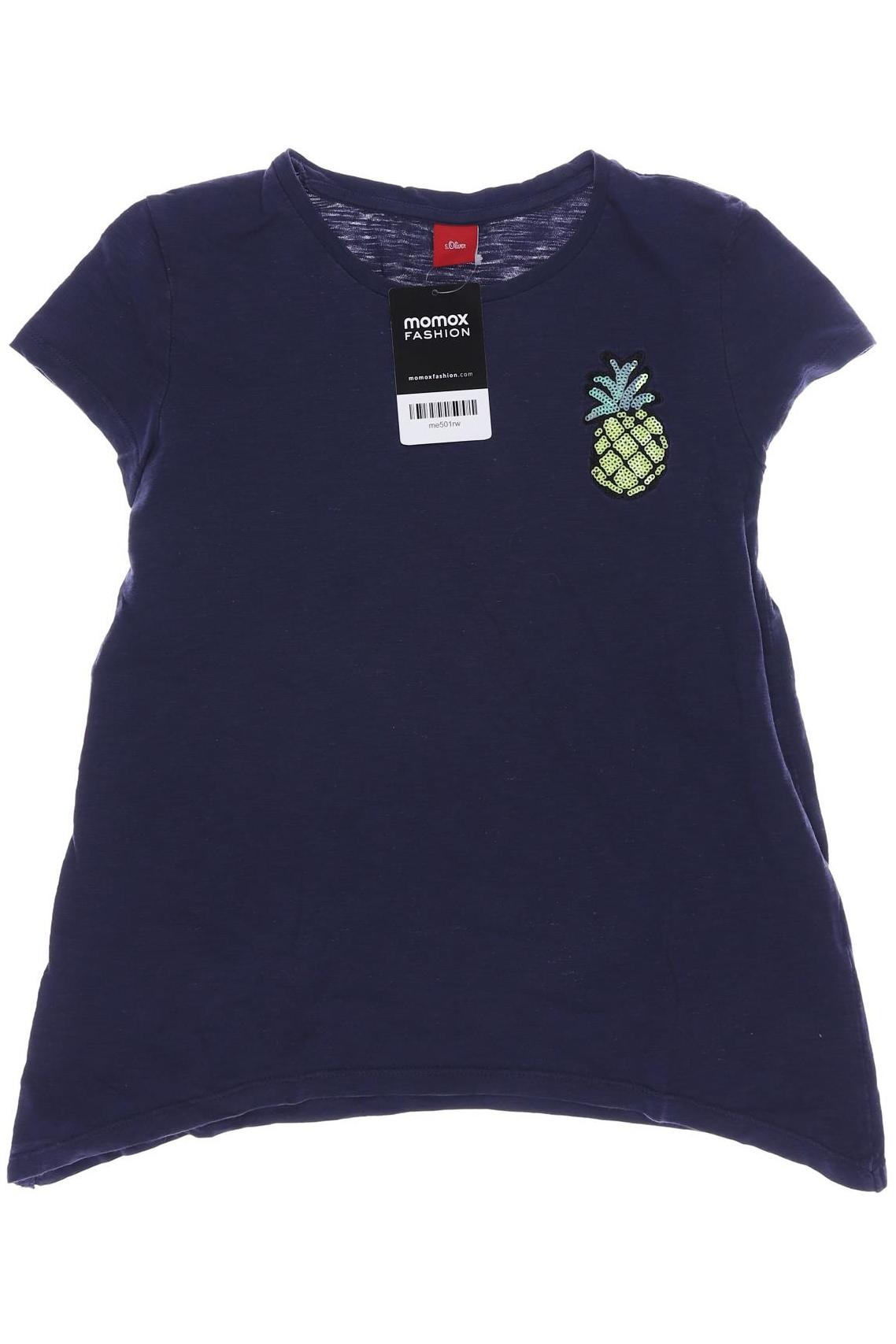 

s.Oliver Damen T-Shirt, marineblau, Gr. 152