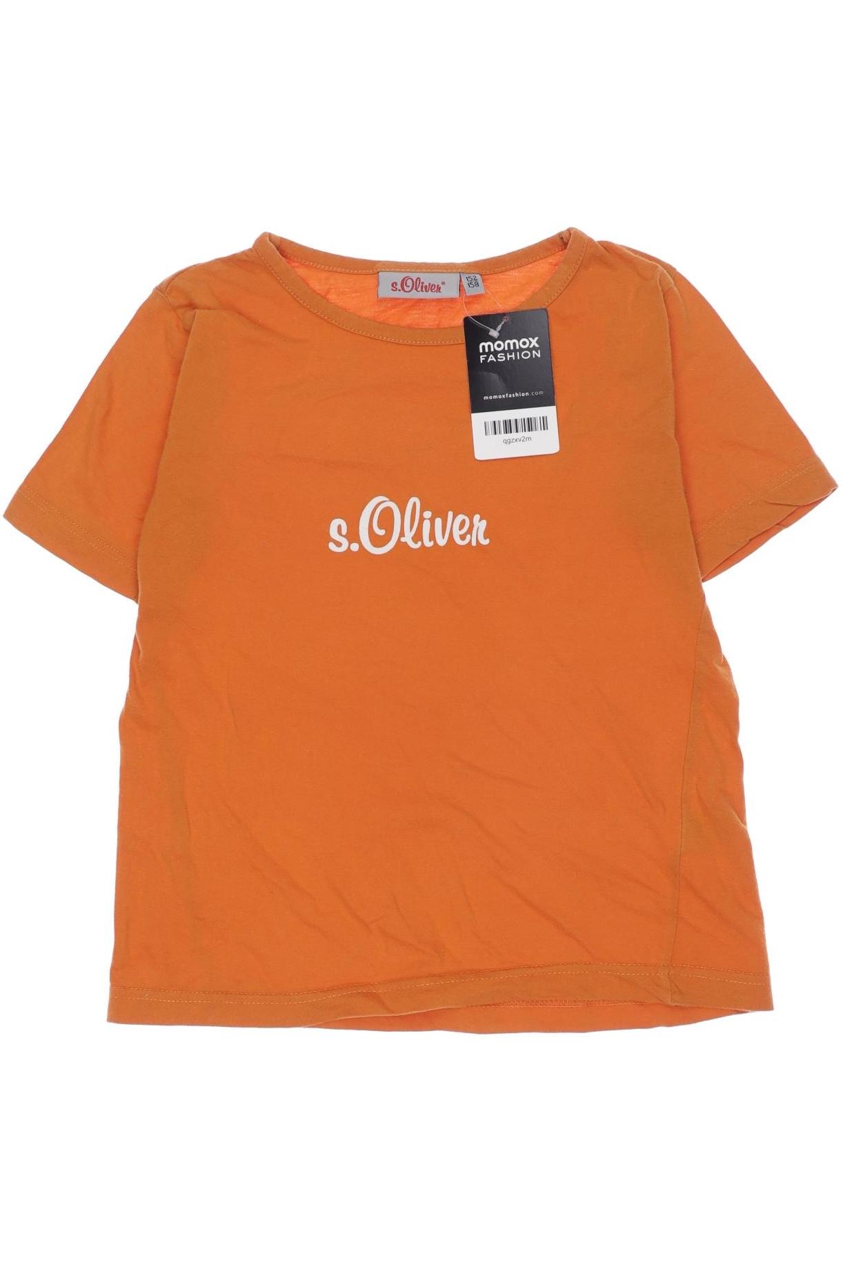 

s.Oliver Damen T-Shirt, orange, Gr. 152