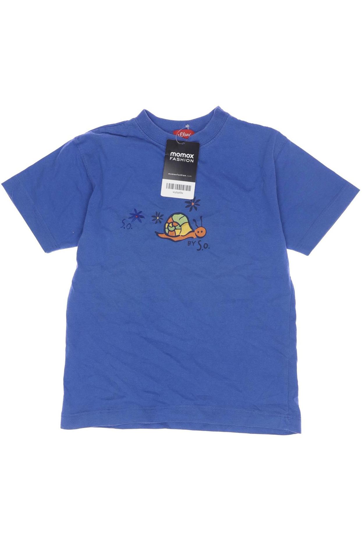 

s.Oliver Damen T-Shirt, blau, Gr. 128