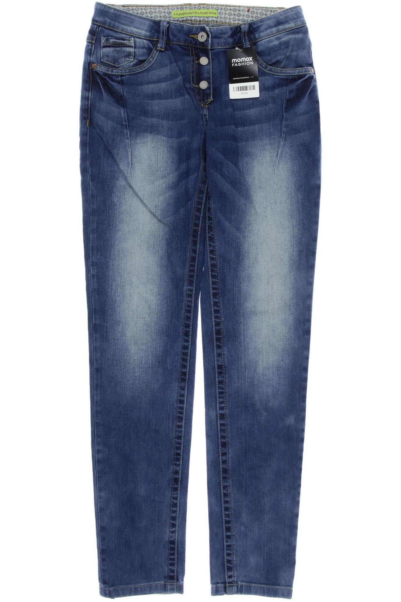 

s.Oliver Damen Jeans, blau, Gr. 164
