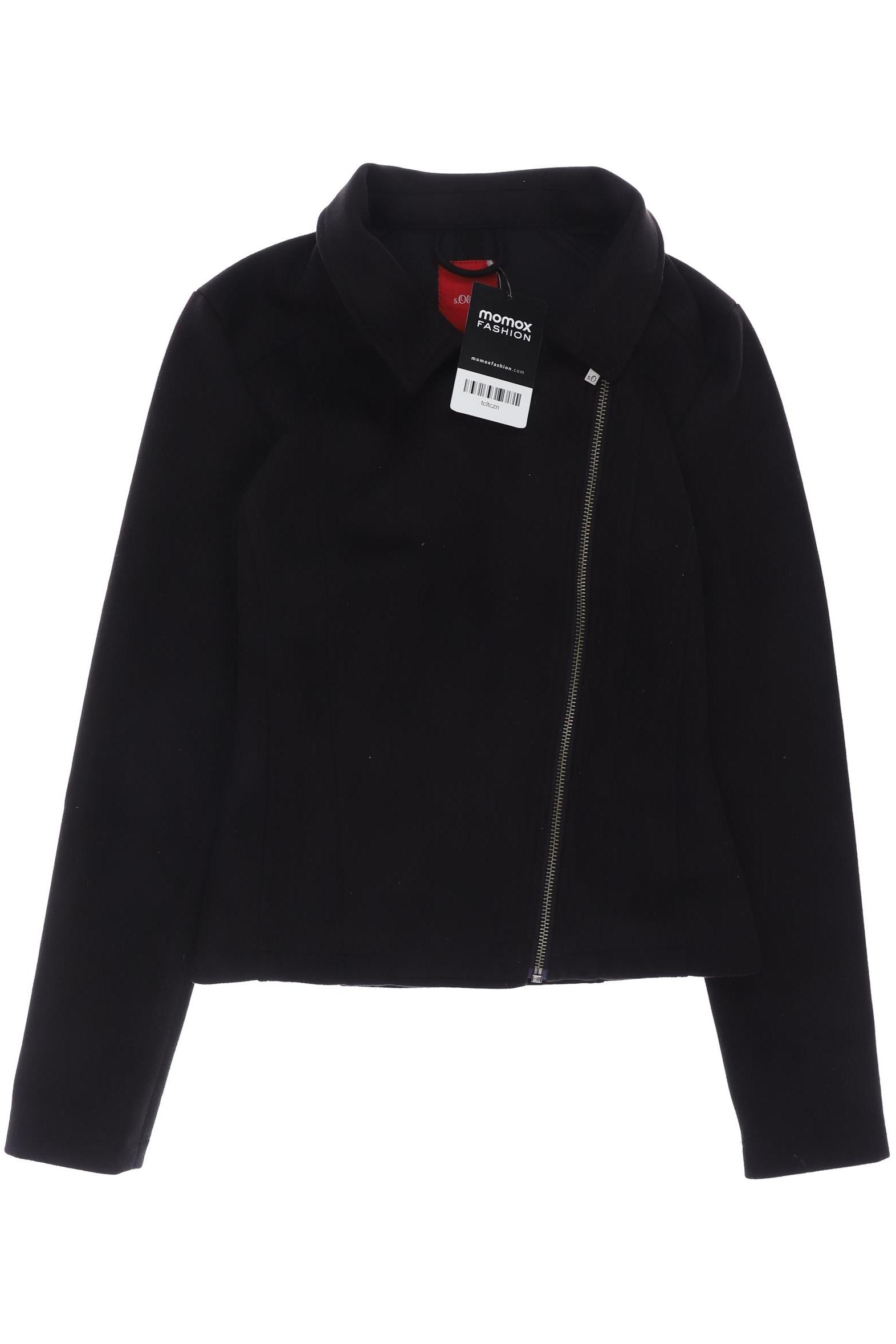 

s.Oliver Damen Jacke, schwarz, Gr. 152