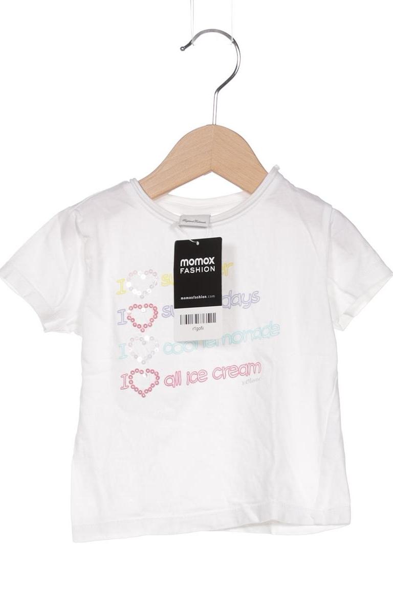 

s.Oliver Damen T-Shirt, weiß, Gr. 74