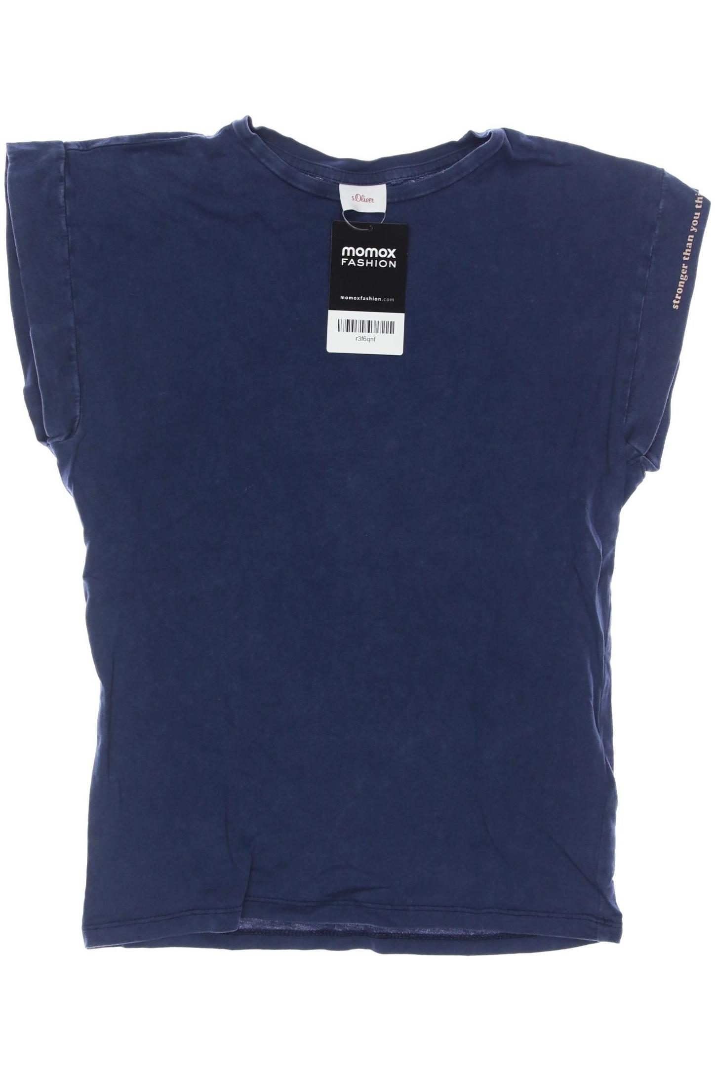 

s.Oliver Damen T-Shirt, marineblau, Gr. 140