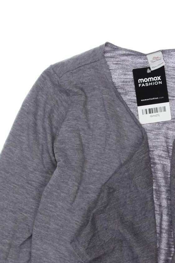 Thumbnail - s.Oliver Mädchen Strickjacke, grau, Gr. 152