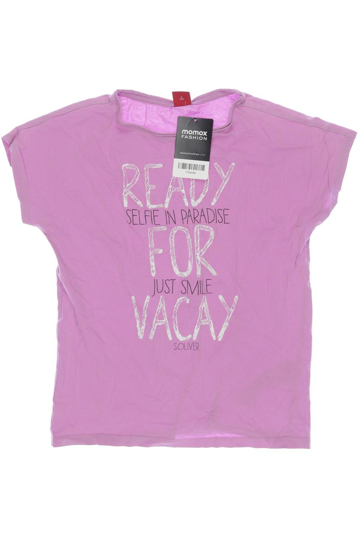

s.Oliver Damen T-Shirt, pink, Gr. 140