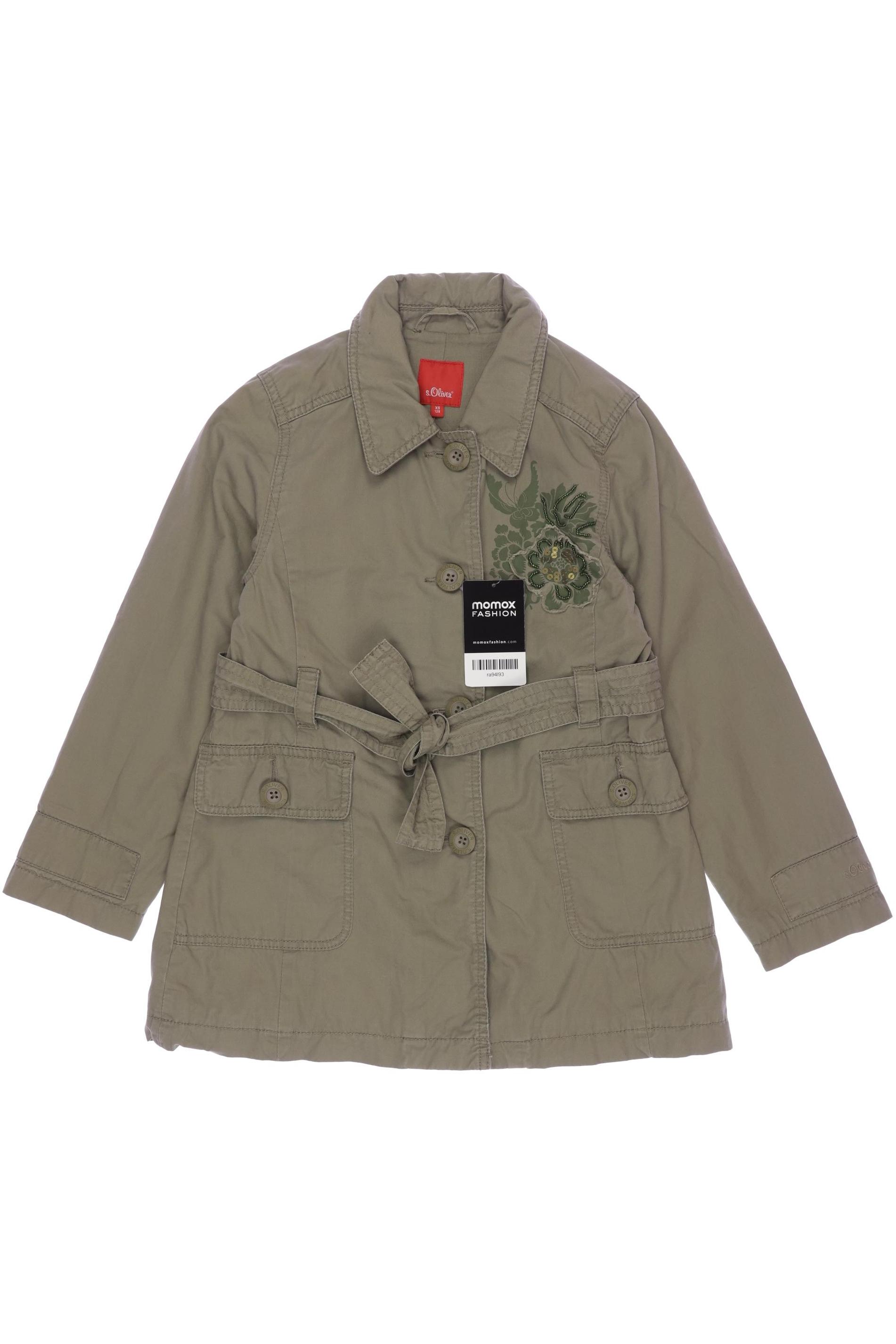 

s.Oliver Damen Jacke, grün, Gr. 128