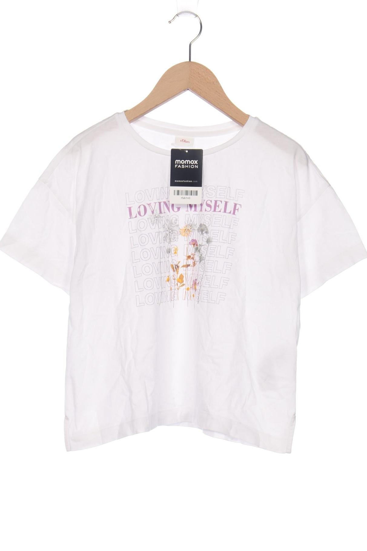 

s.Oliver Damen T-Shirt, weiß, Gr. 152