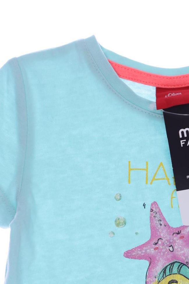 Thumbnail - s.Oliver Mädchen T-Shirt, türkis, Gr. 68