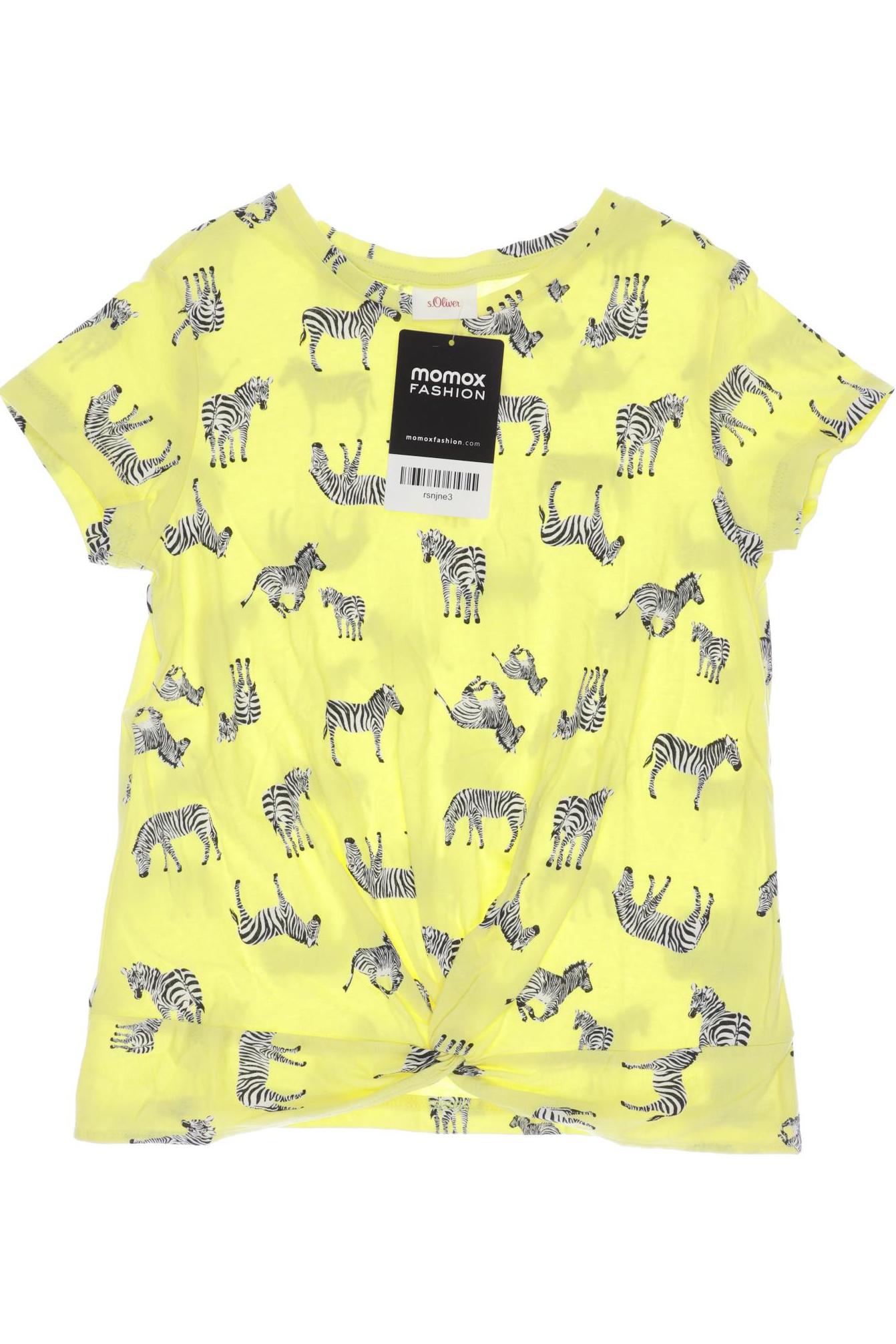 

s.Oliver Damen T-Shirt, gelb, Gr. 116