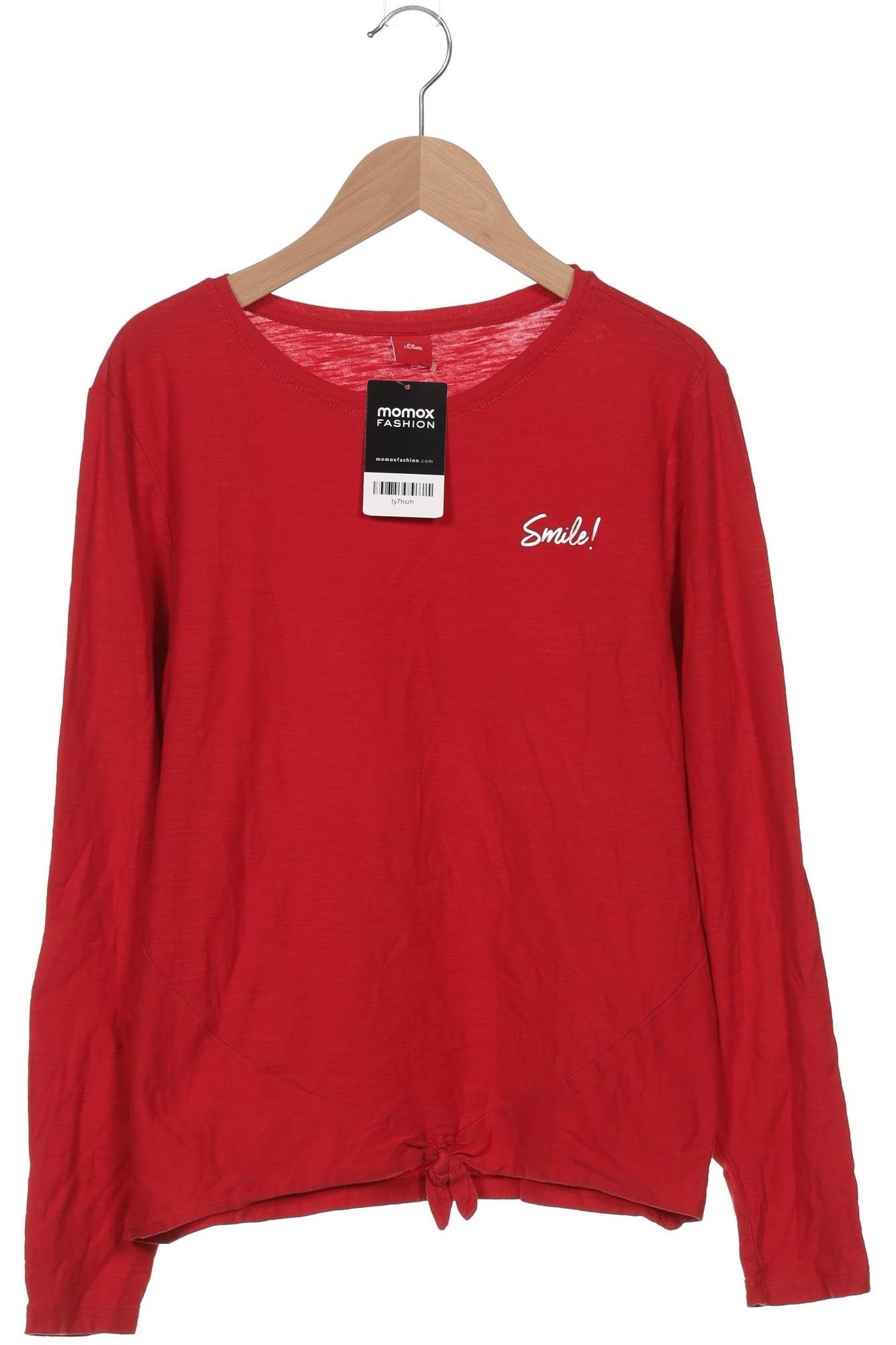 

s.Oliver Damen Langarmshirt, rot, Gr. 176
