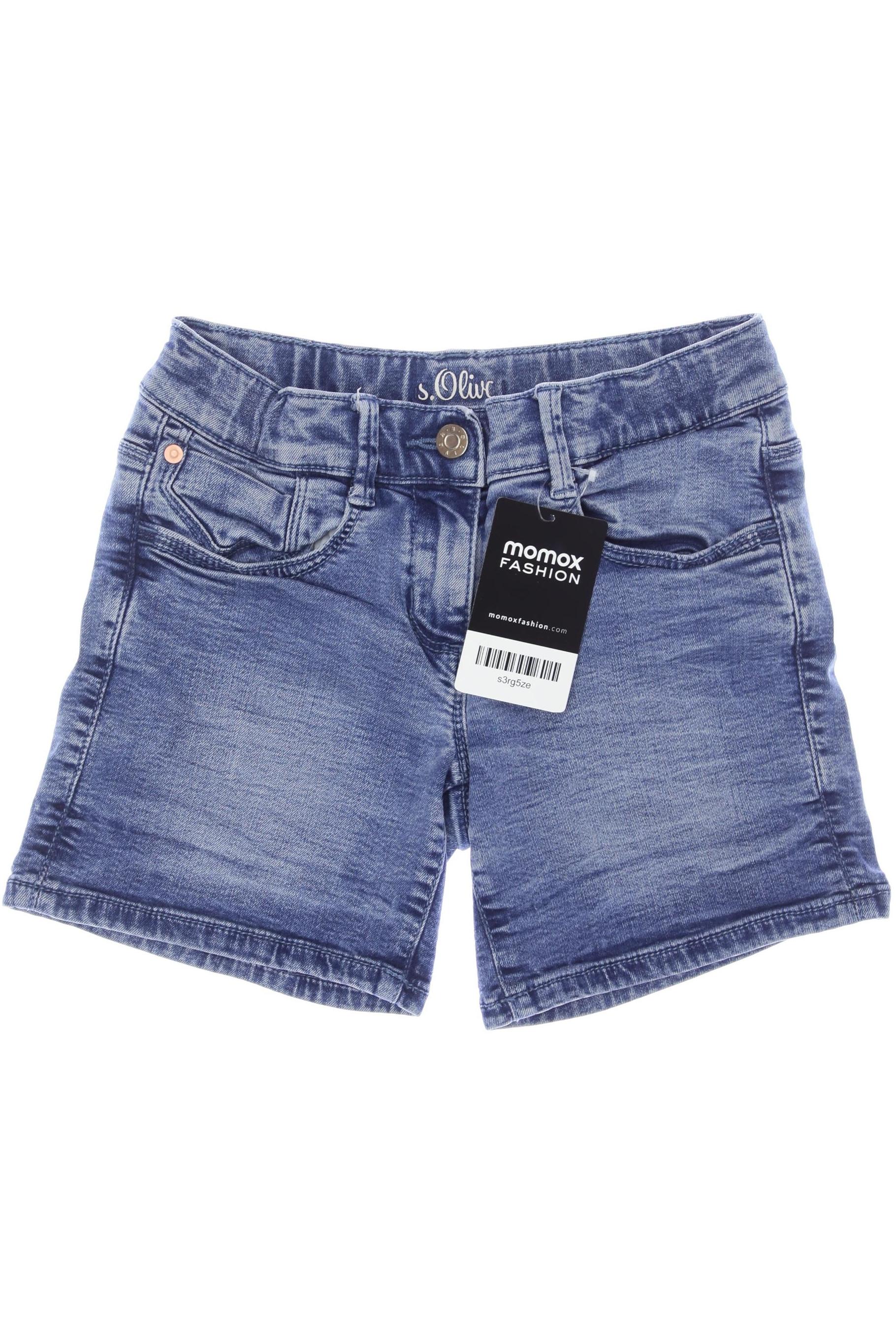

s.Oliver Damen Shorts, blau, Gr. 134