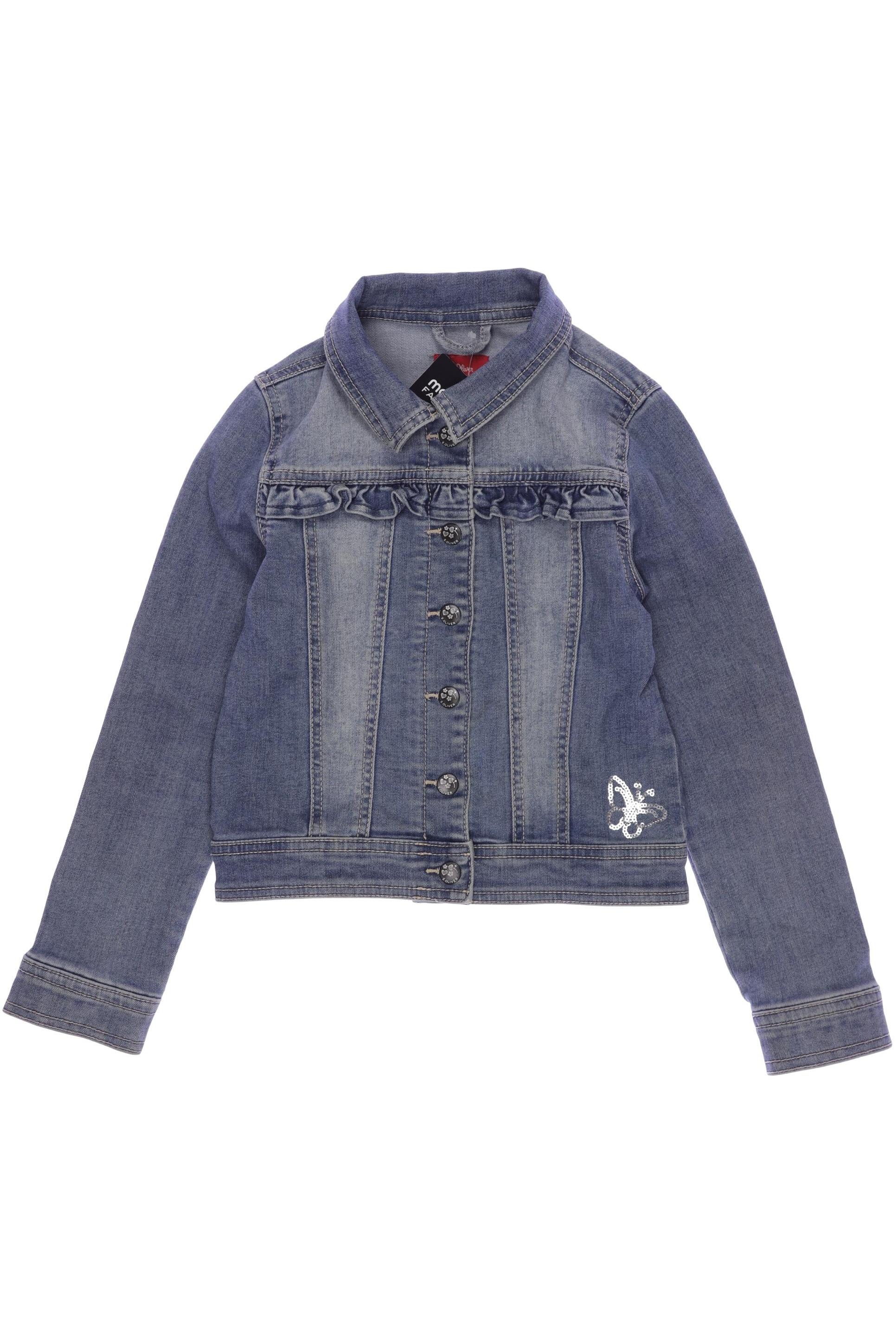 

s.Oliver Damen Jacke, blau, Gr. 128