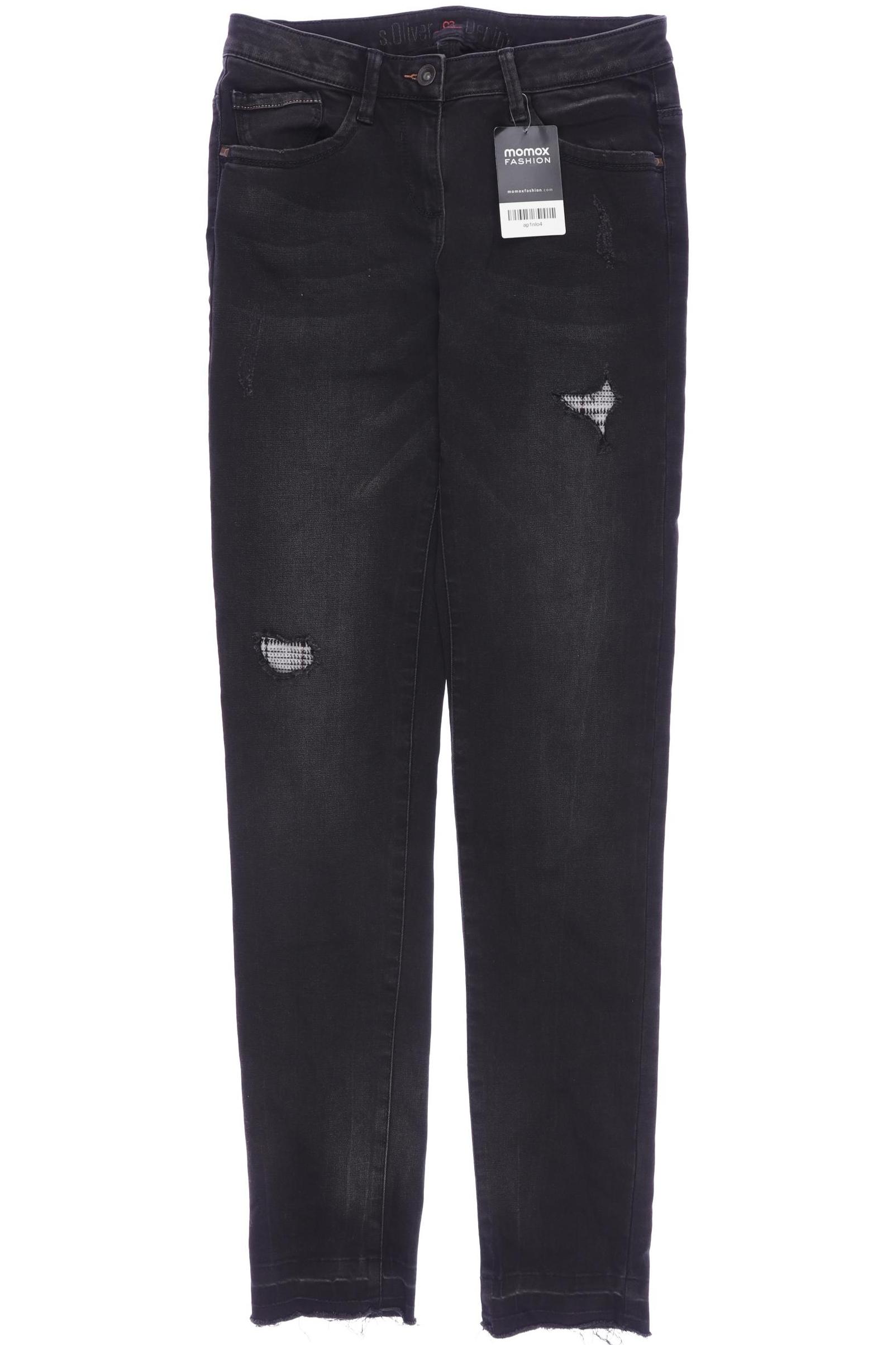 

s.Oliver Damen Jeans, schwarz, Gr. 176