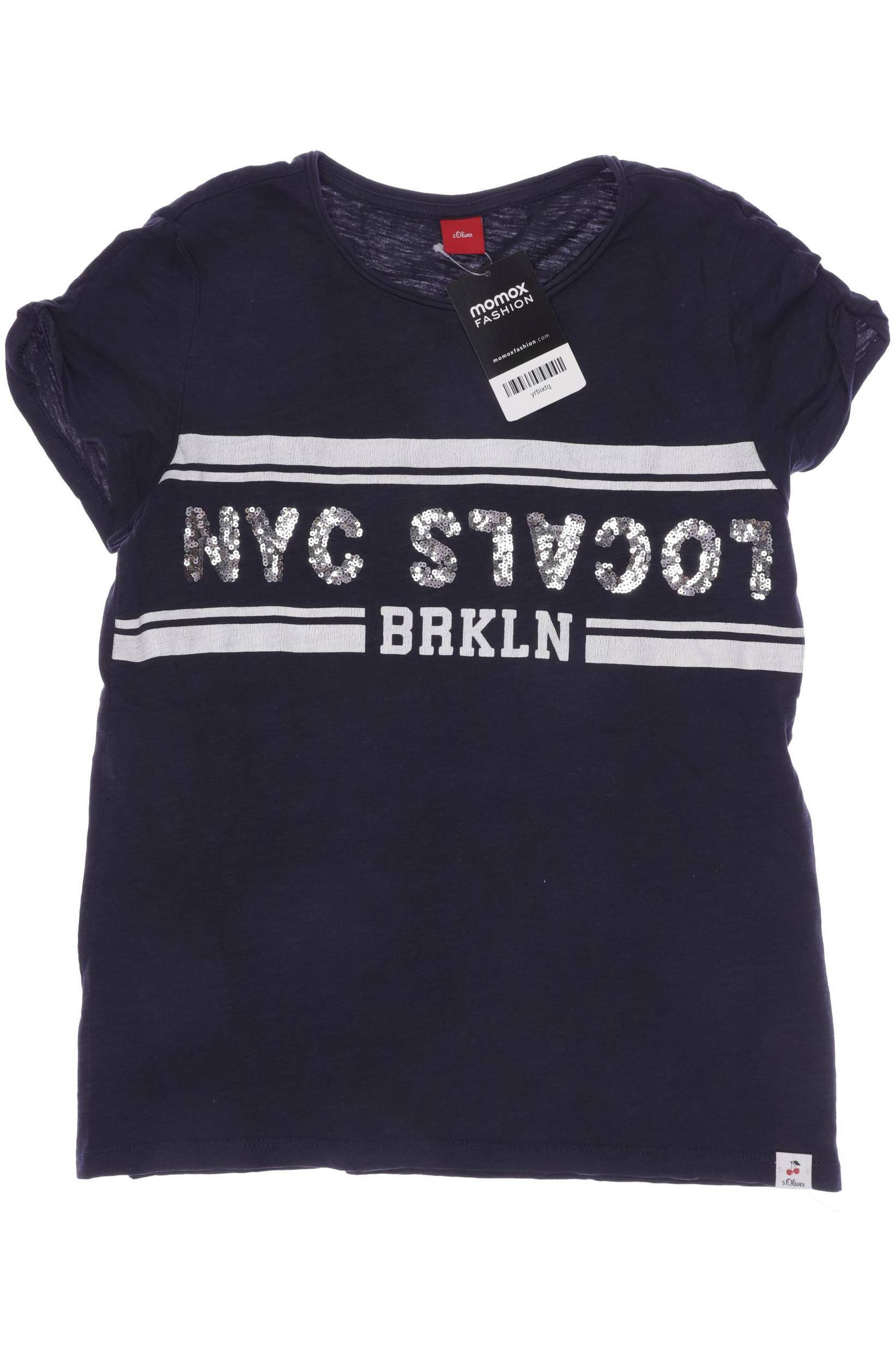

s.Oliver Damen T-Shirt, marineblau, Gr. 152