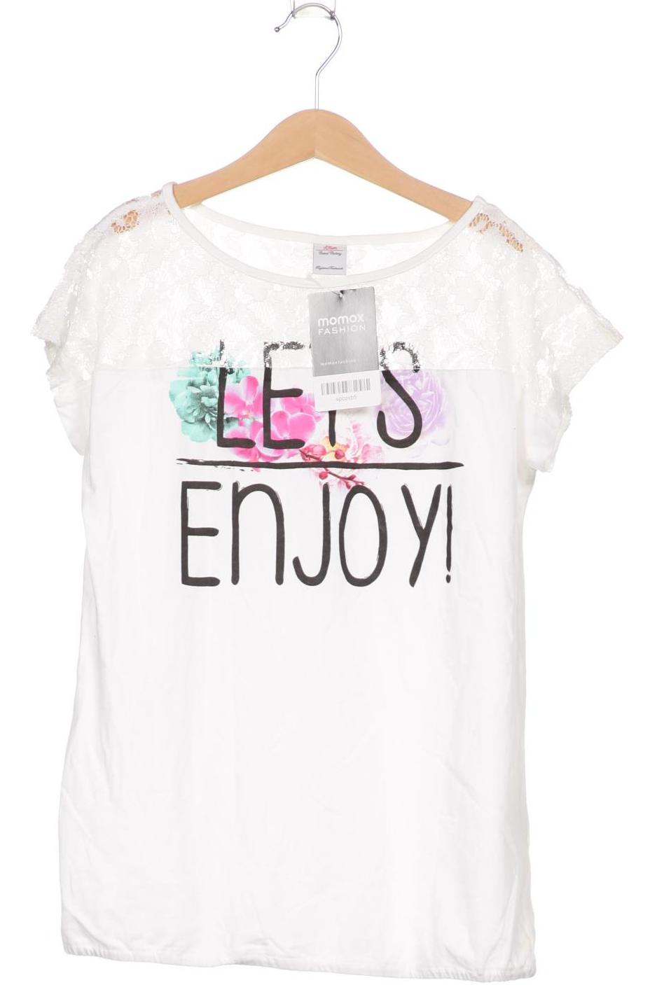 

s.Oliver Mädchen T-Shirt, weiß