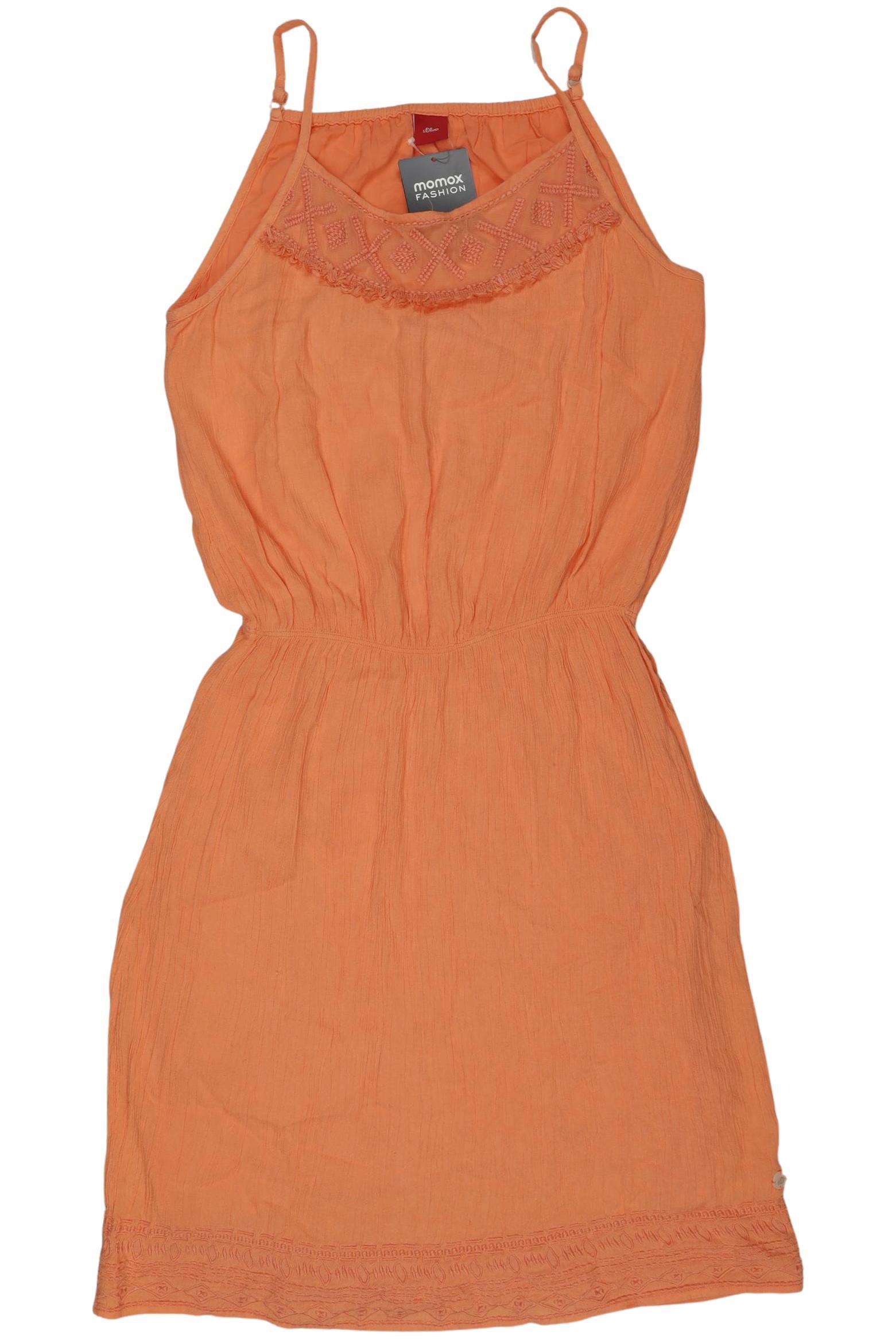 

s.Oliver Mädchen Kleid, orange, Gr. 170