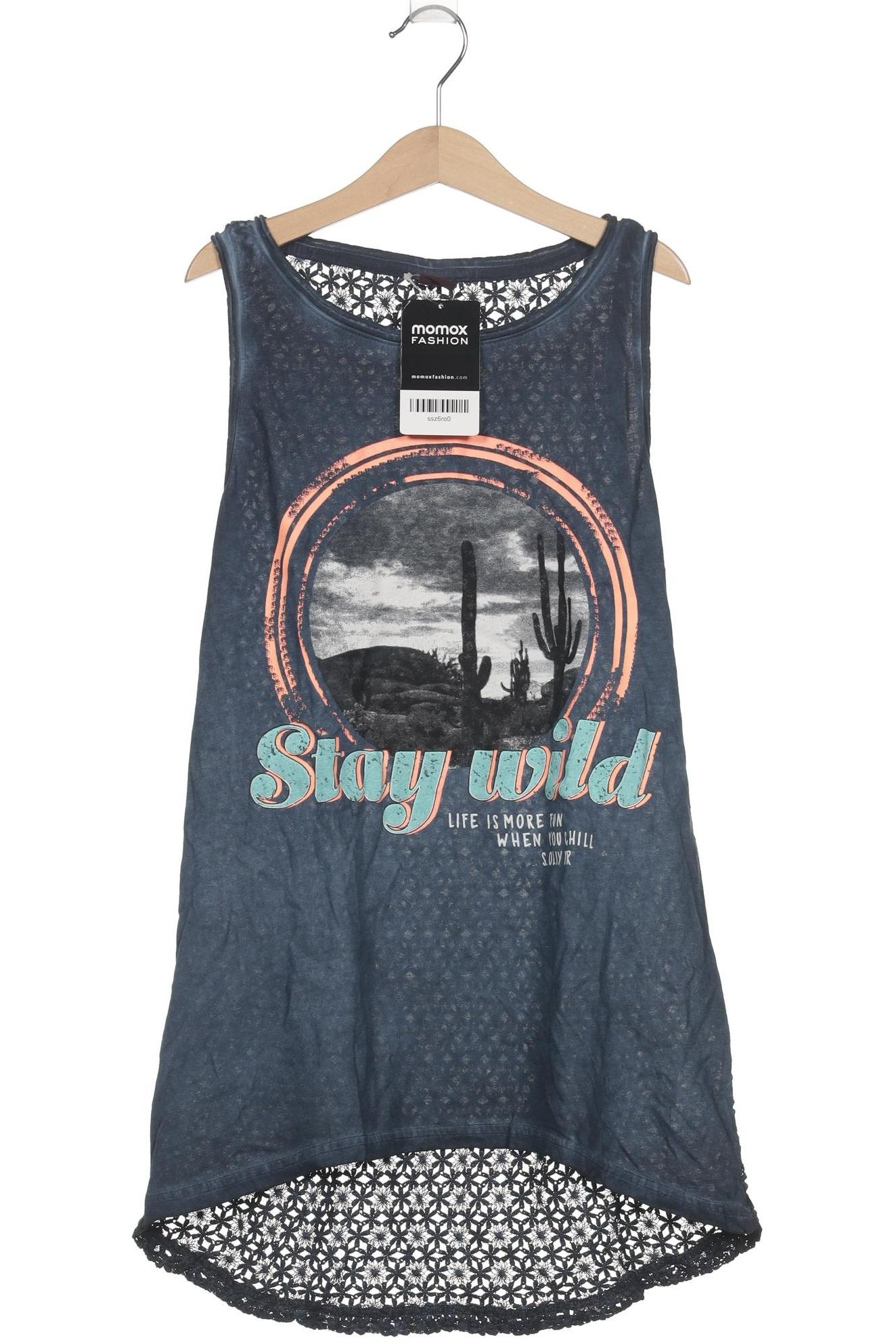 

s.Oliver Damen Top, marineblau, Gr. 164