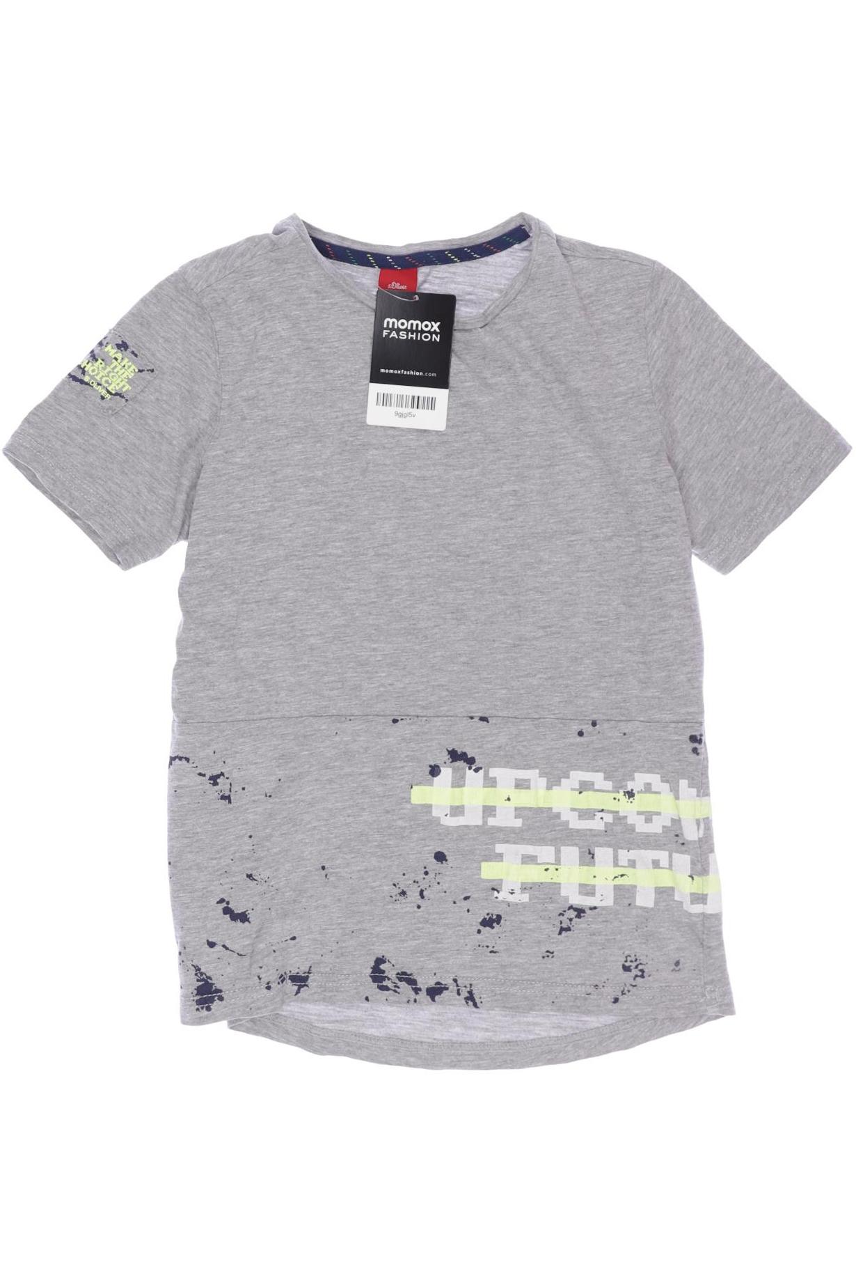 

s.Oliver Damen T-Shirt, grau, Gr. 140