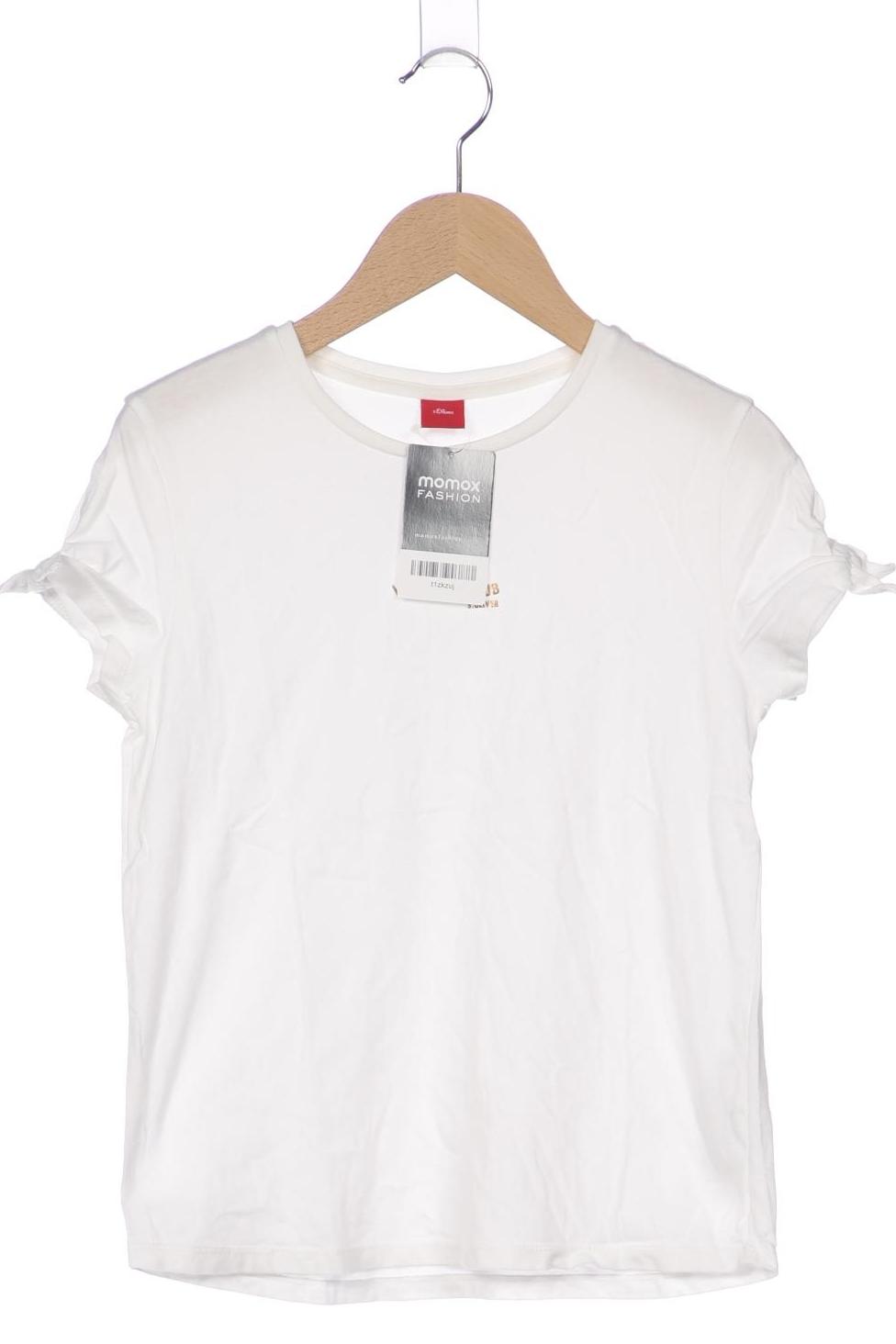

s.Oliver Damen T-Shirt, weiß, Gr. 152
