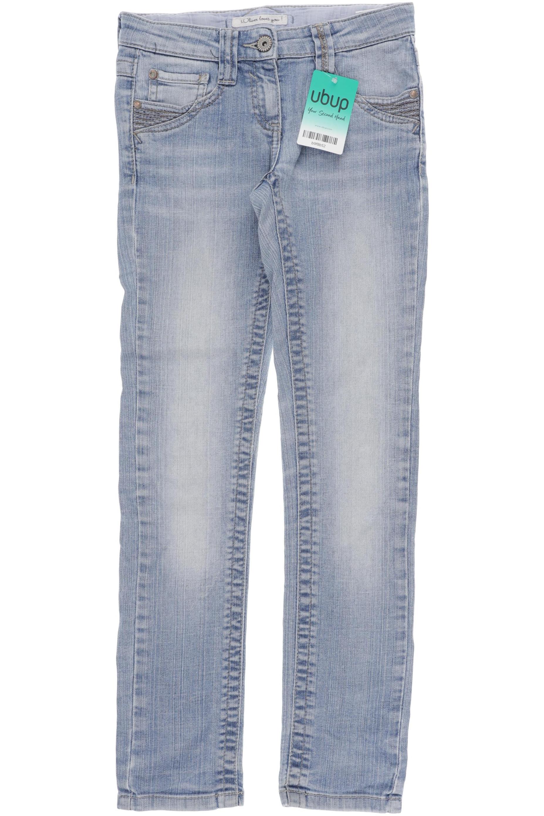 

s.Oliver Damen Jeans, blau, Gr. 140