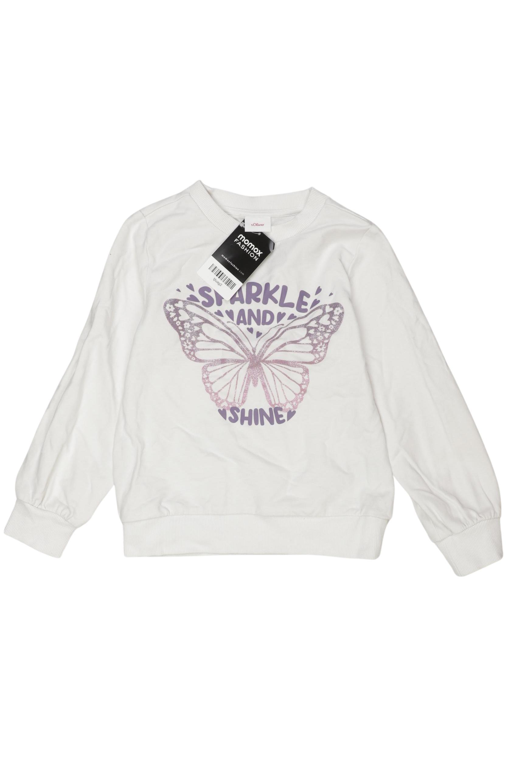 

s.Oliver Mädchen Hoodies & Sweater, weiß, Gr. 116